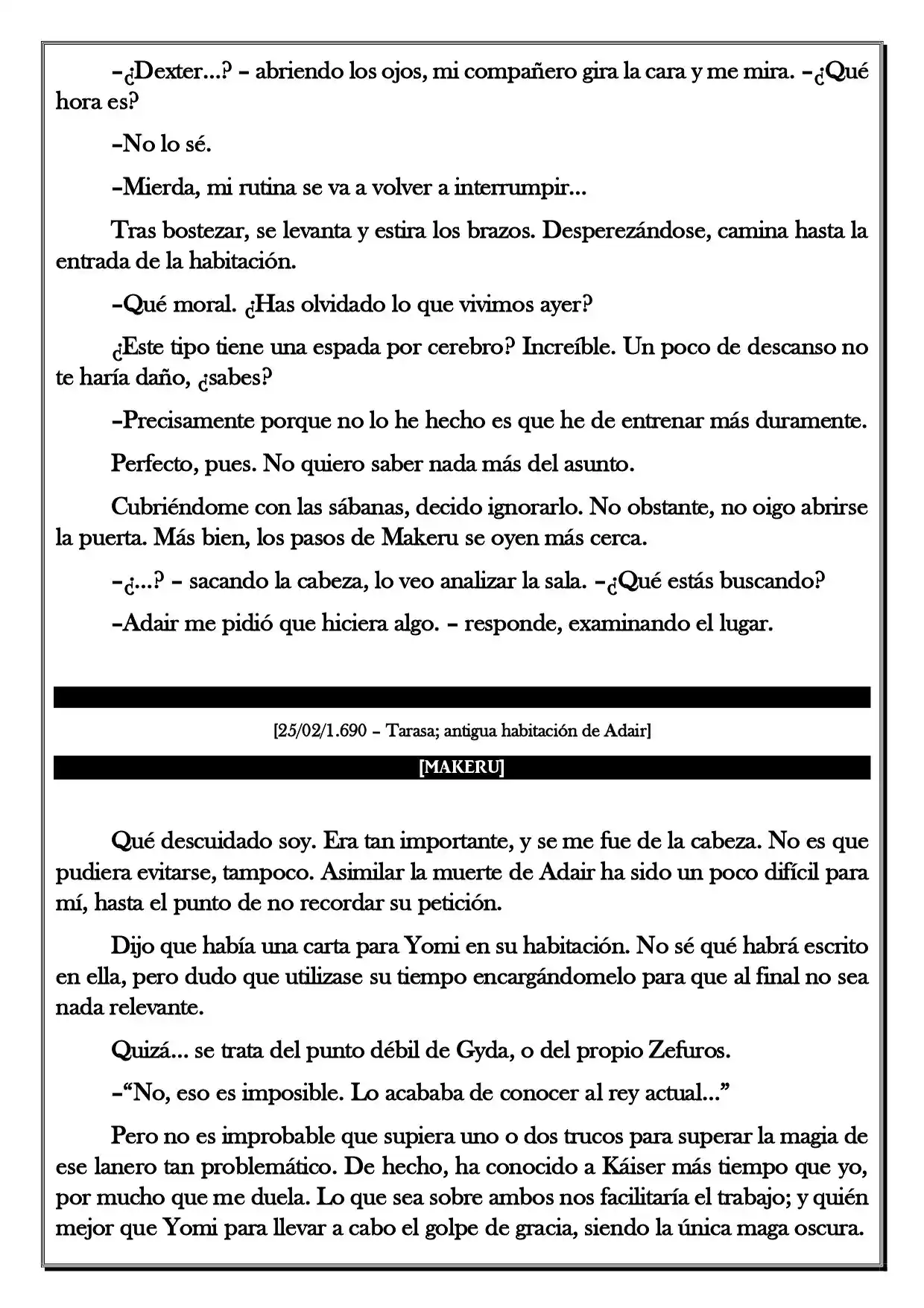 Monochrome Cross - Remade (Novela) - Capítulo 111 - Página 4 - LectorTMOo