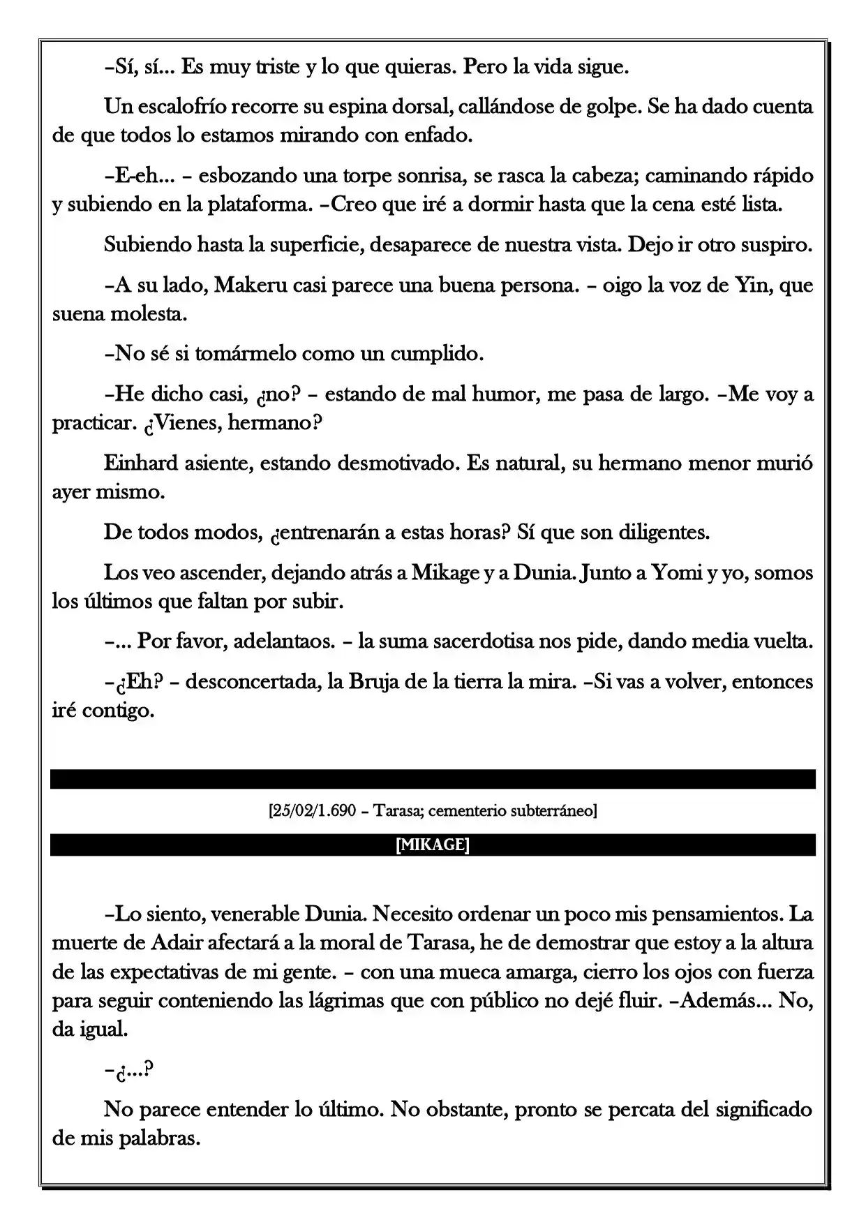 Monochrome Cross - Remade (Novela) - Capítulo 115 - Página 5 - LectorTMOo