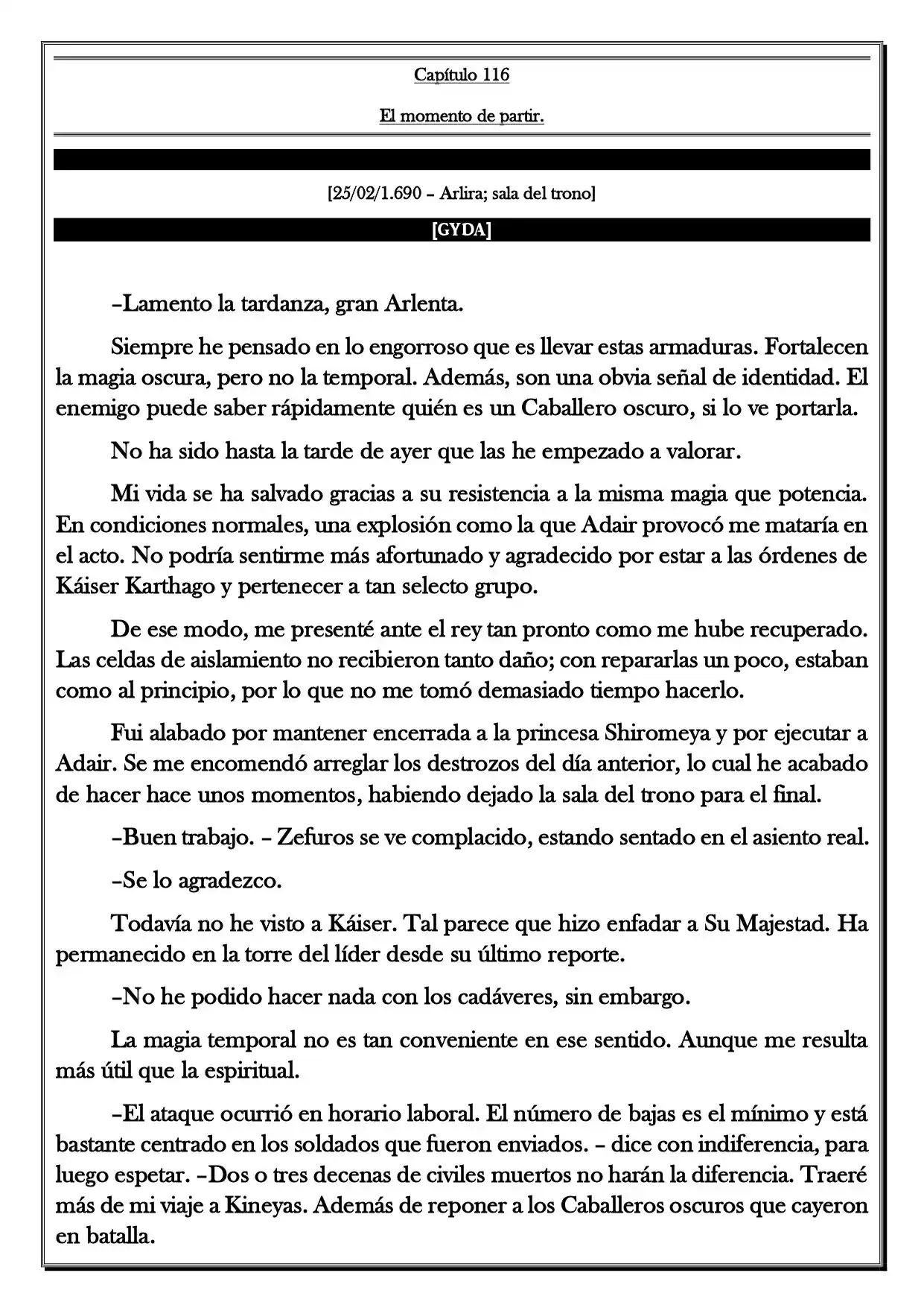 Monochrome Cross - Remade (Novela) - Capítulo 116 - Página 2 - LectorTMOo