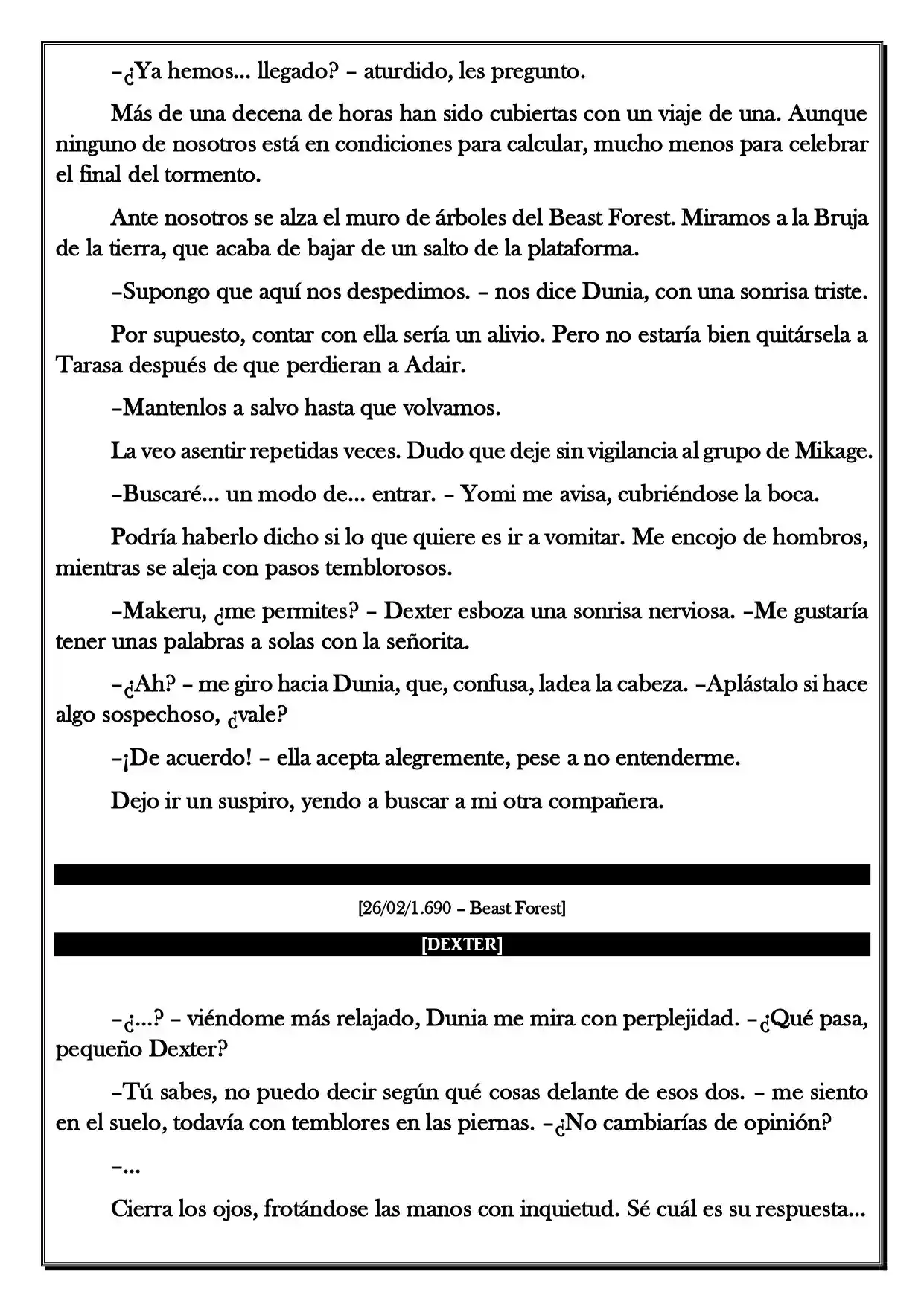 Monochrome Cross - Remade (Novela) - Capítulo 117 - Página 3 - LectorTMOo