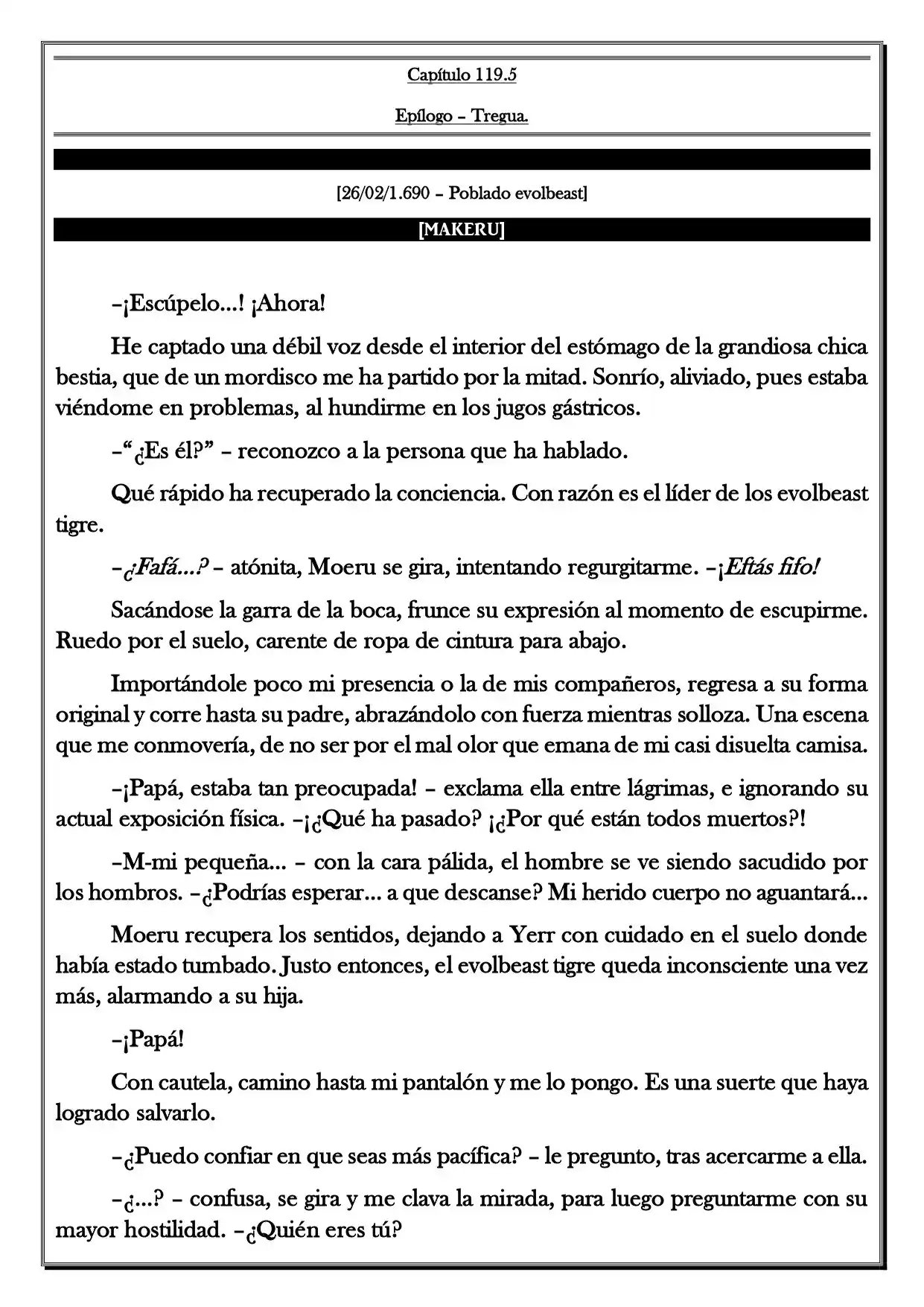 Monochrome Cross - Remade (Novela) - Capítulo 119.50 - Página 2 - LectorTMOo