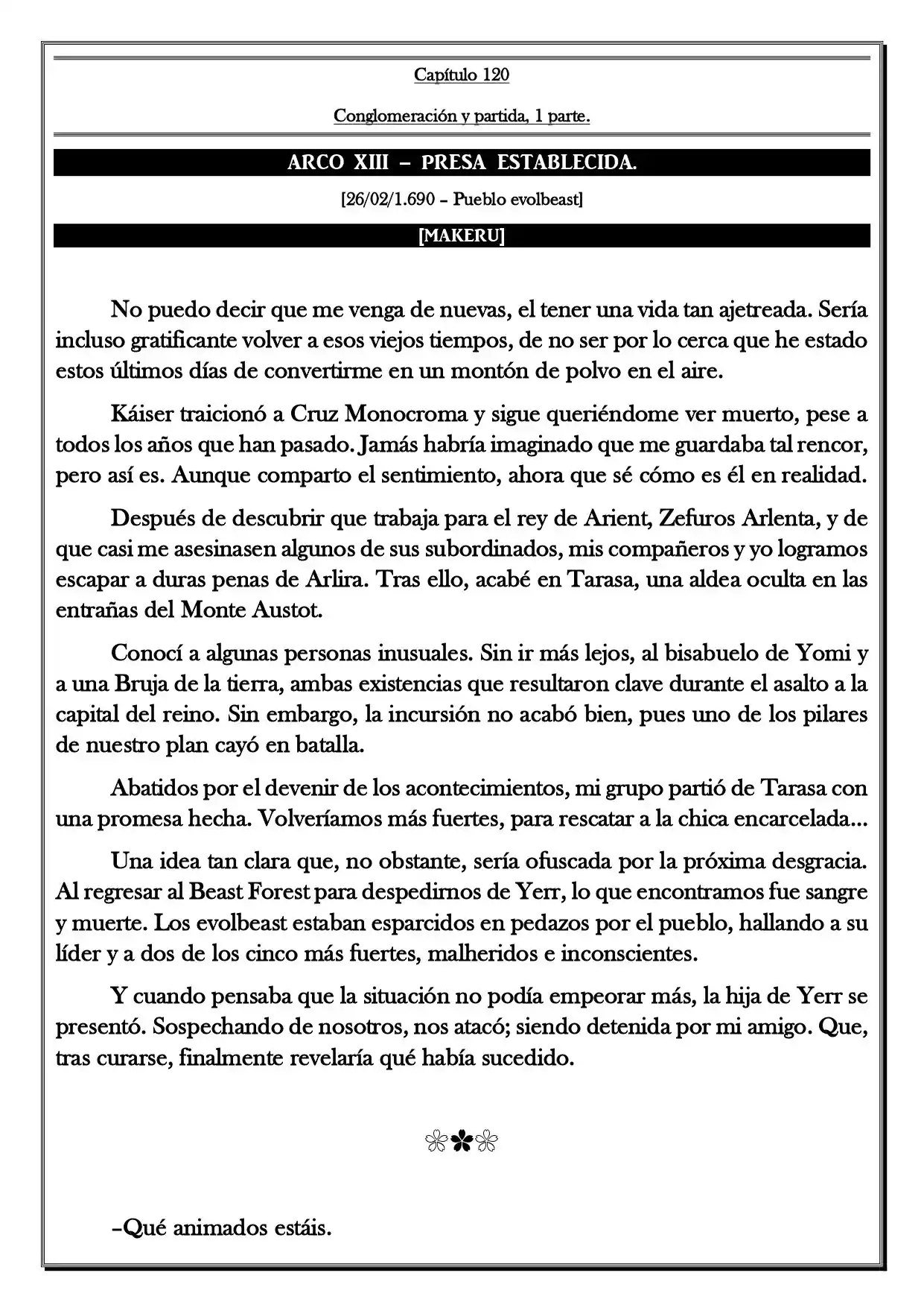 Monochrome Cross - Remade (Novela) - Capítulo 120 - Página 2 - LectorTMOo