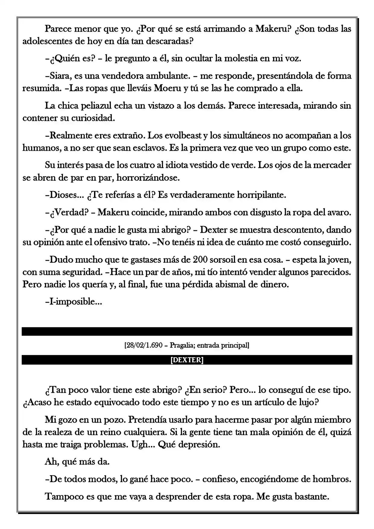 Monochrome Cross - Remade (Novela) - Capítulo 128 - Página 5 - LectorTMOo