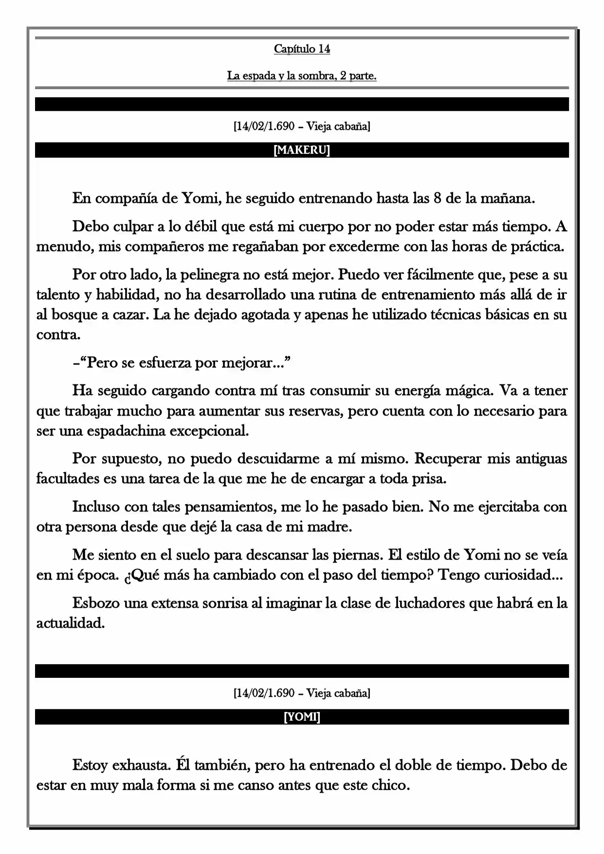 Monochrome Cross - Remade (Novela) - Capítulo 14 - Página 2 - LectorTMOo
