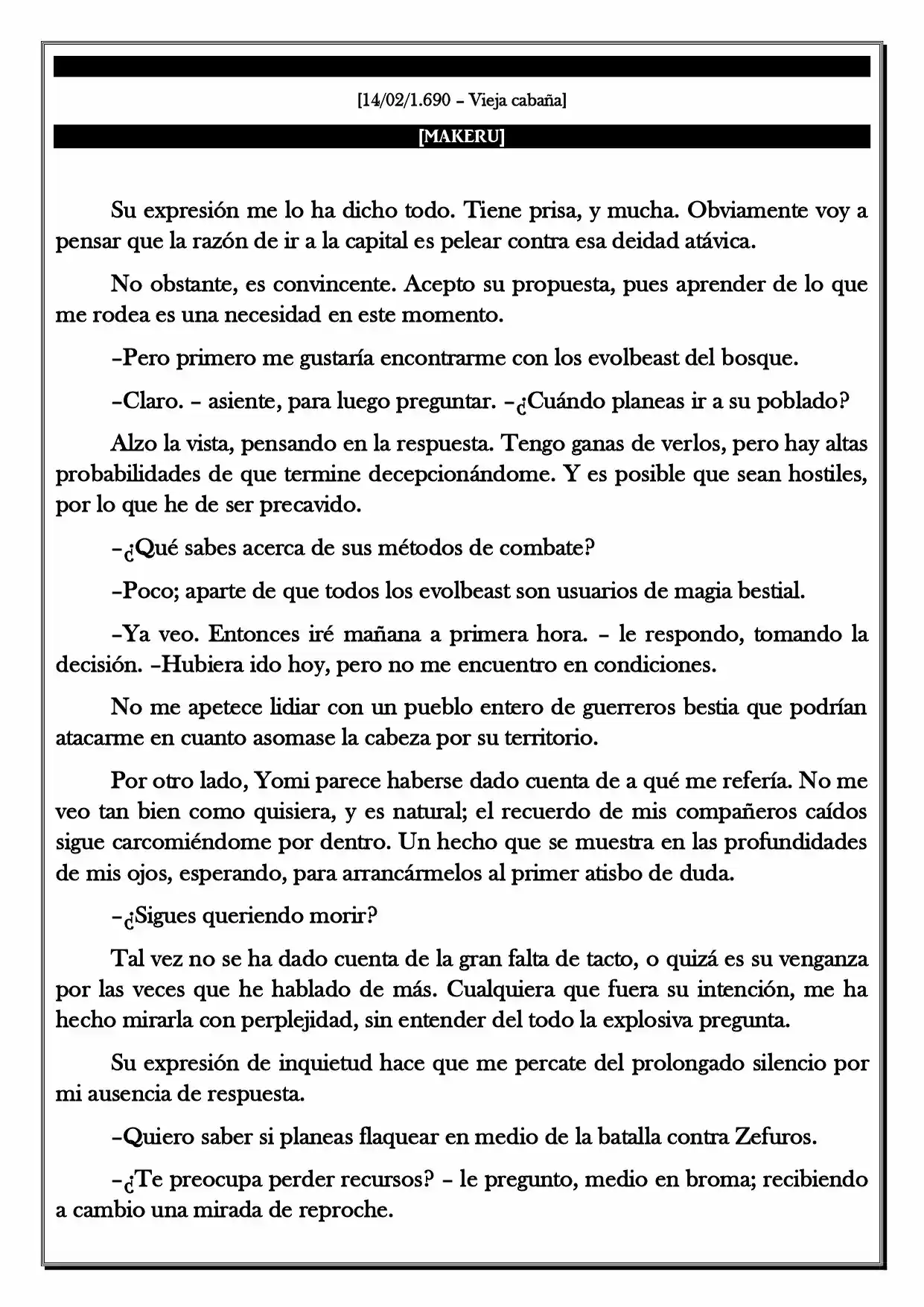 Monochrome Cross - Remade (Novela) - Capítulo 14 - Página 4 - LectorTMOo