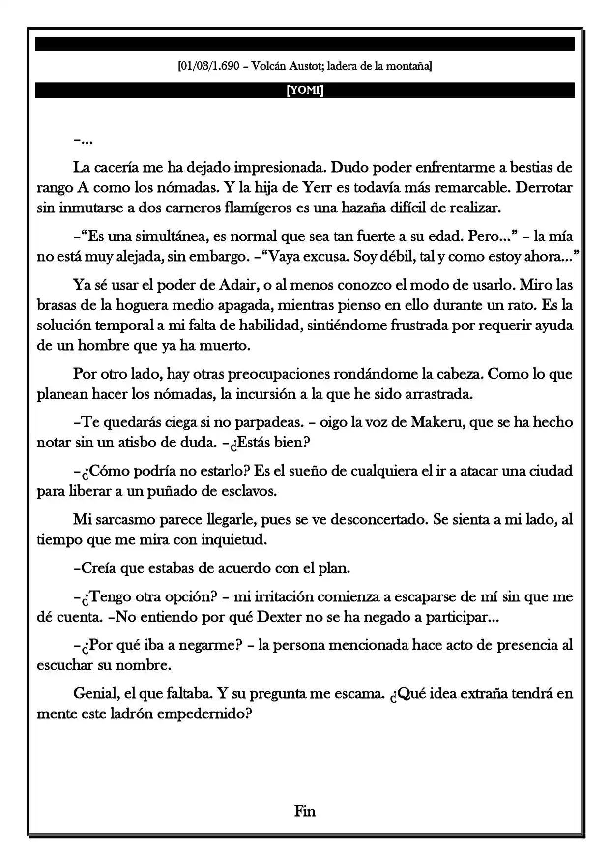 Monochrome Cross - Remade (Novela) - Capítulo 140 - Página 6 - LectorTMOo