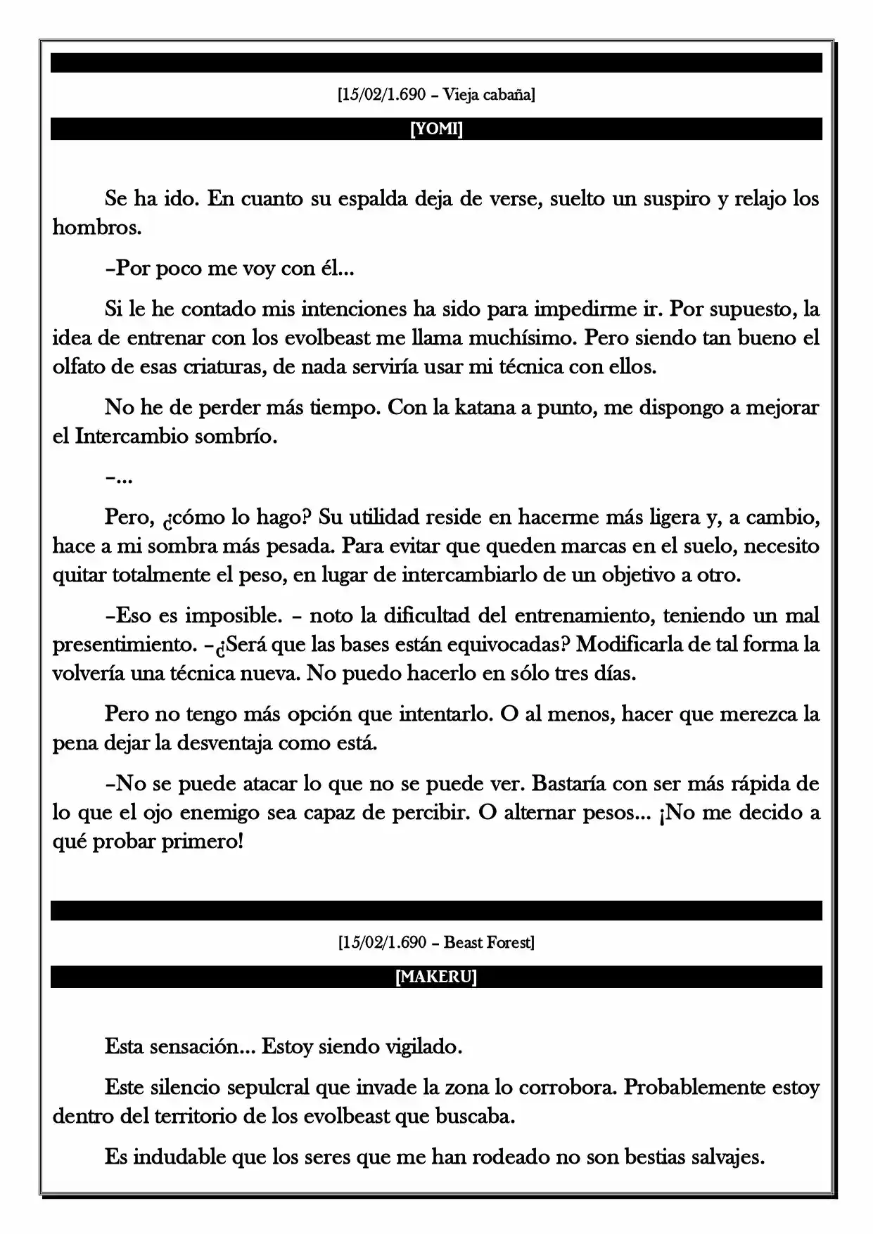 Monochrome Cross - Remade (Novela) - Capítulo 15 - Página 3 - LectorTMOo