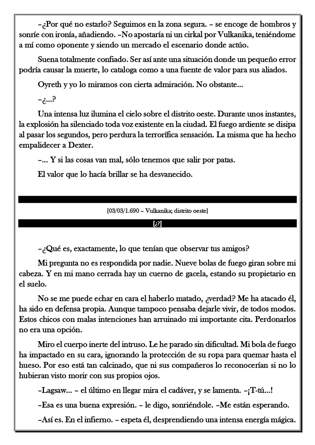 Monochrome Cross - Remade (Novela) - Capítulo 150 - Página 3 - LectorTMOo