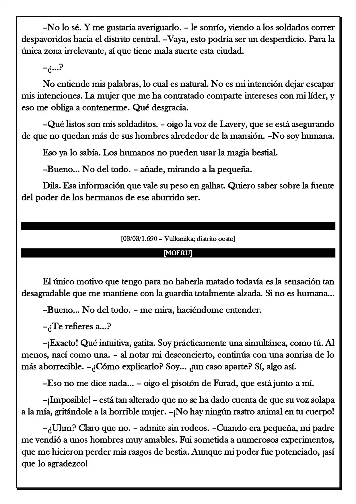 Monochrome Cross - Remade (Novela) - Capítulo 157 - Página 5 - LectorTMOo