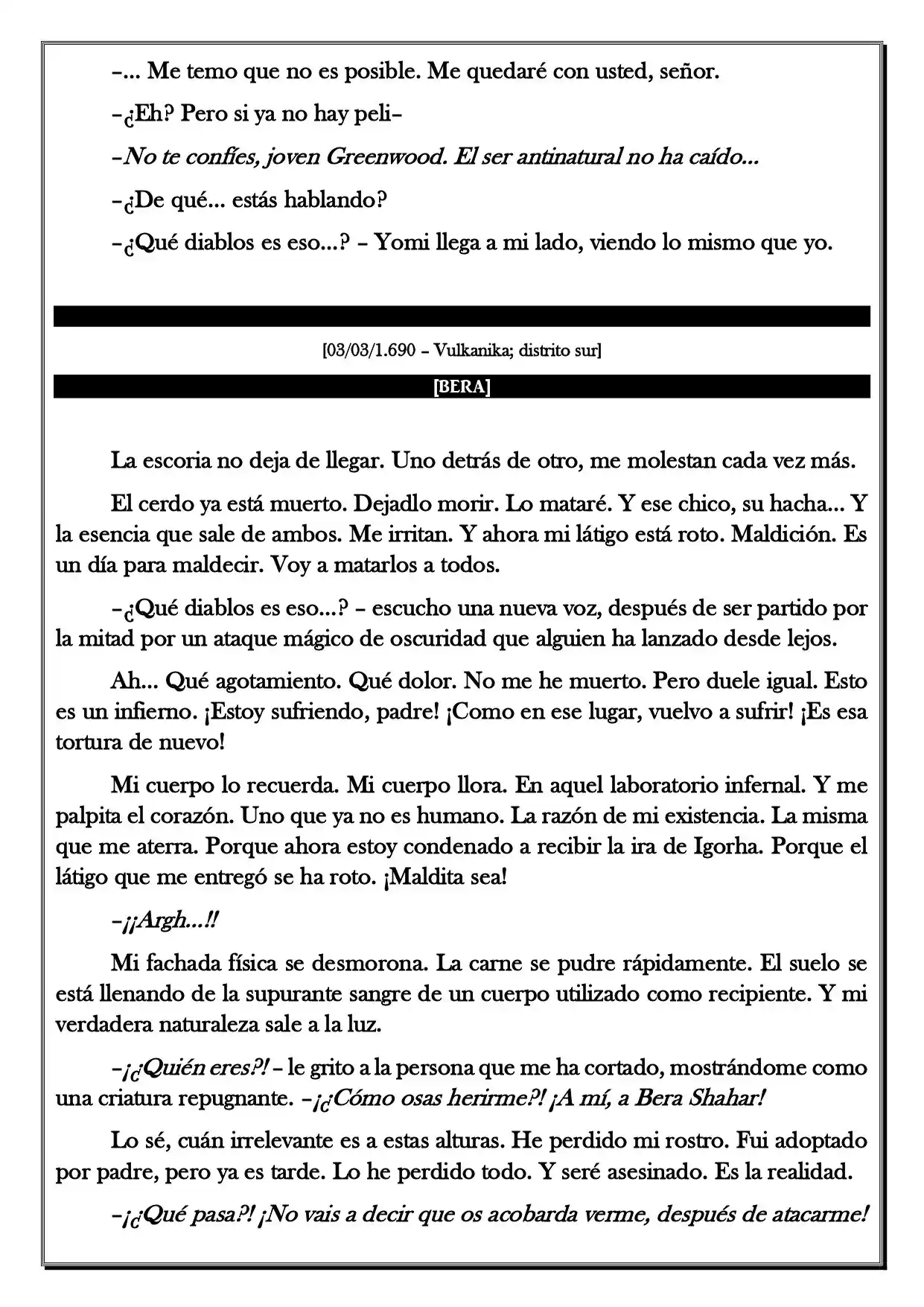 Monochrome Cross - Remade (Novela) - Capítulo 158 - Página 4 - LectorTMOo