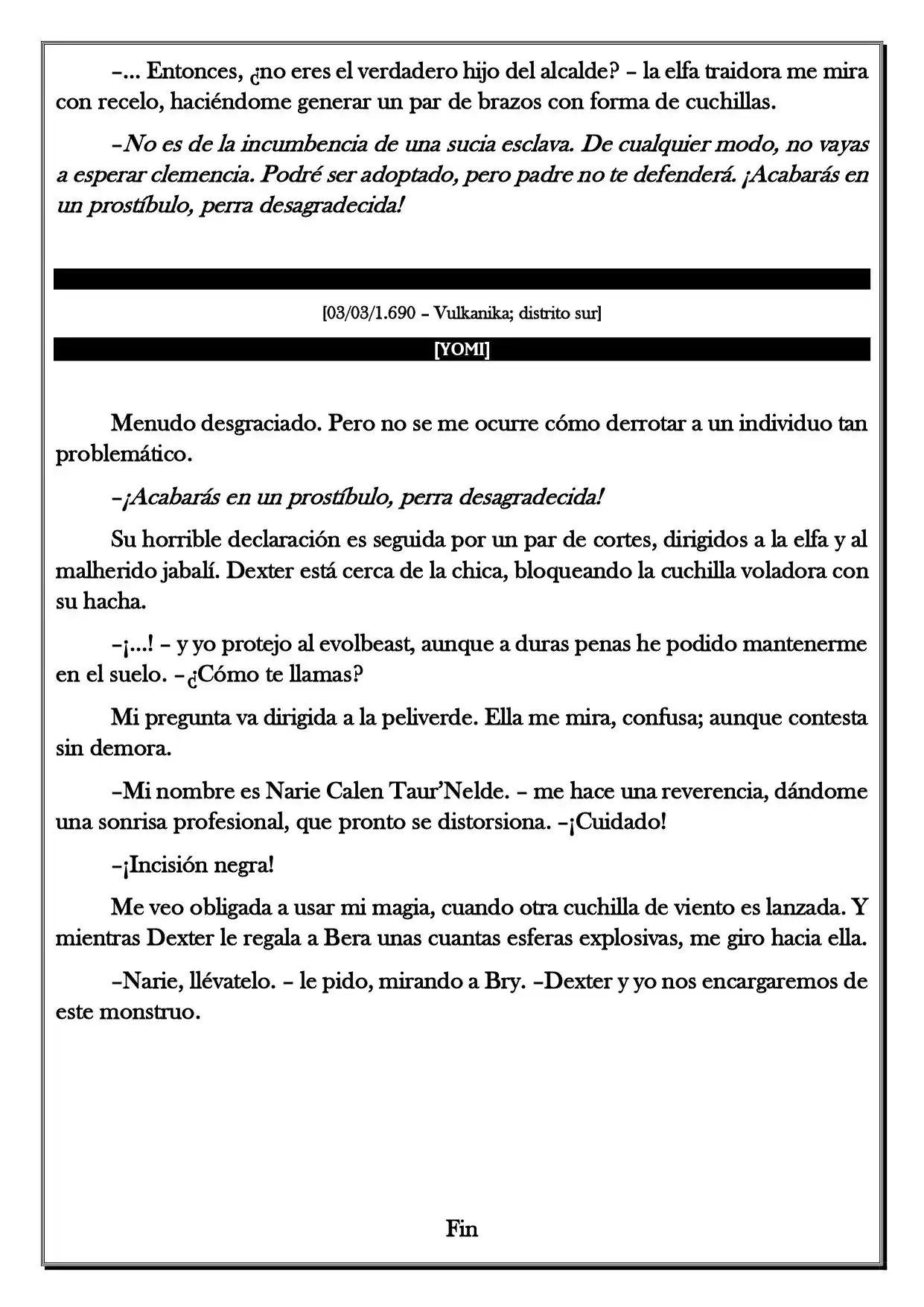 Monochrome Cross - Remade (Novela) - Capítulo 158 - Página 6 - LectorTMOo