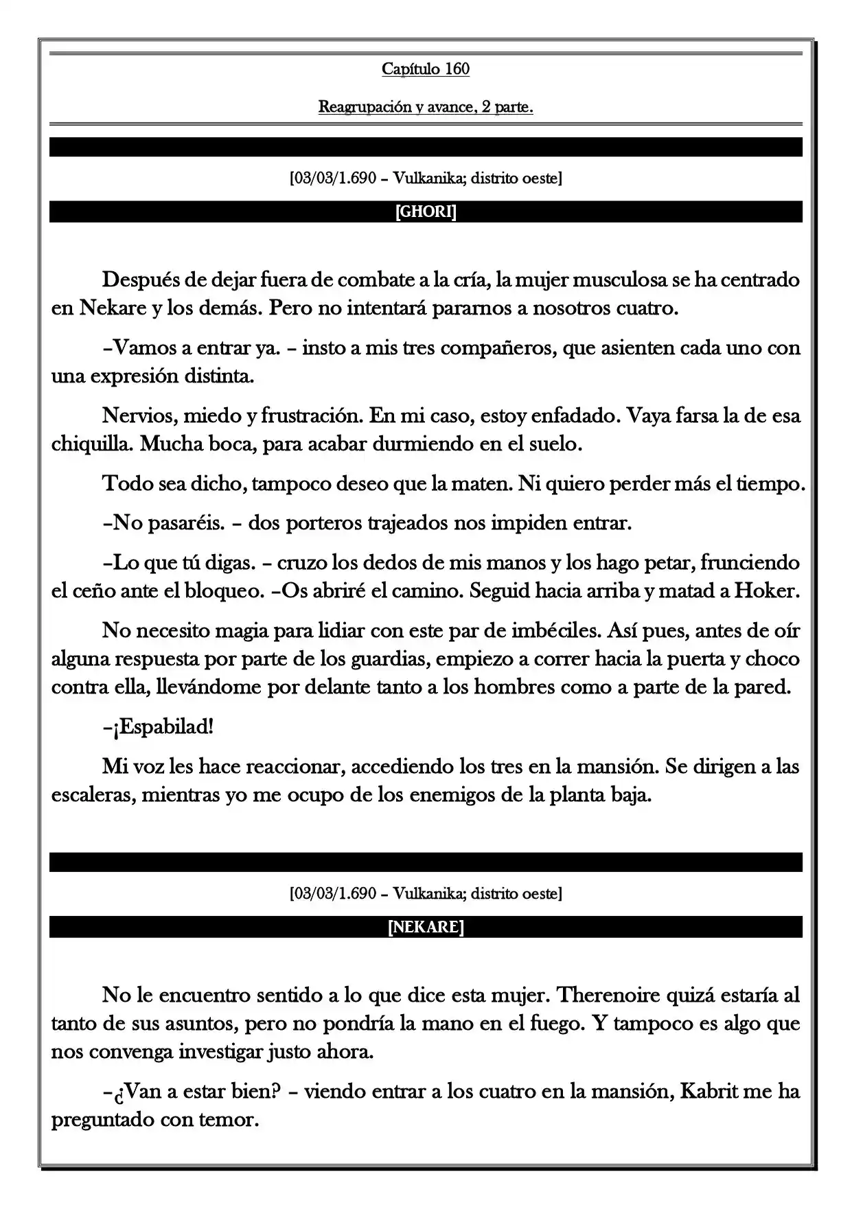 Monochrome Cross - Remade (Novela) - Capítulo 160 - Página 2 - LectorTMOo