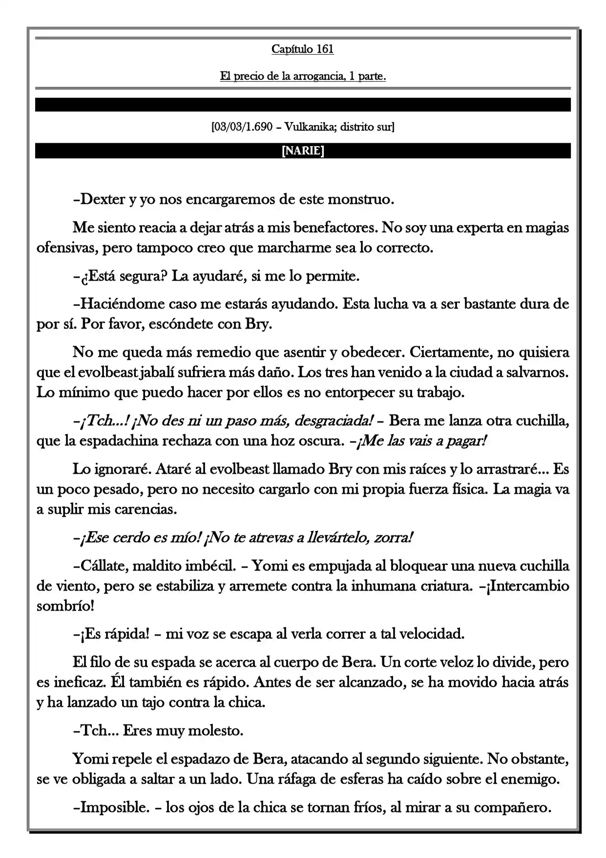 Monochrome Cross - Remade (Novela) - Capítulo 161 - Página 2 - LectorTMOo