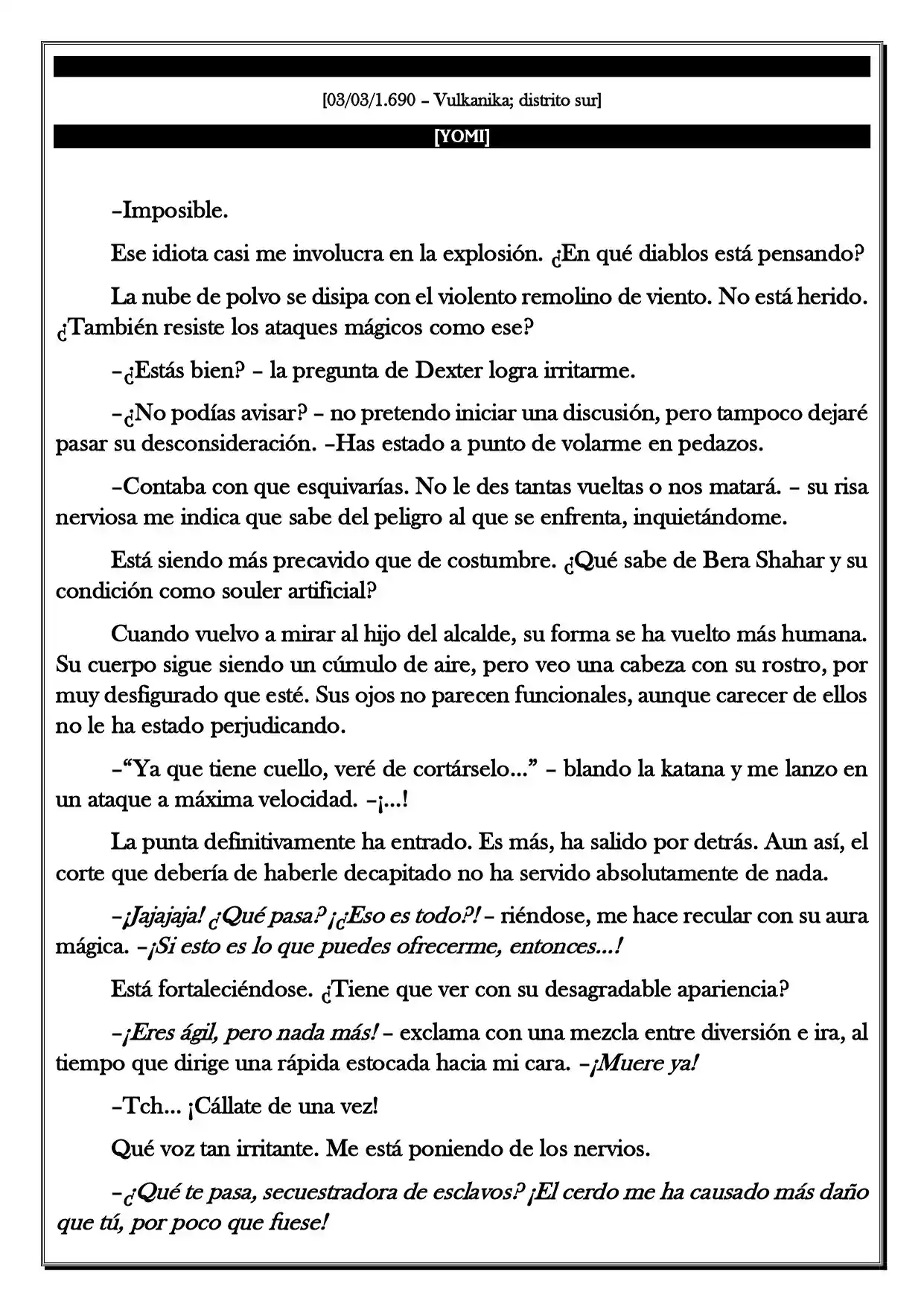 Monochrome Cross - Remade (Novela) - Capítulo 161 - Página 3 - LectorTMOo