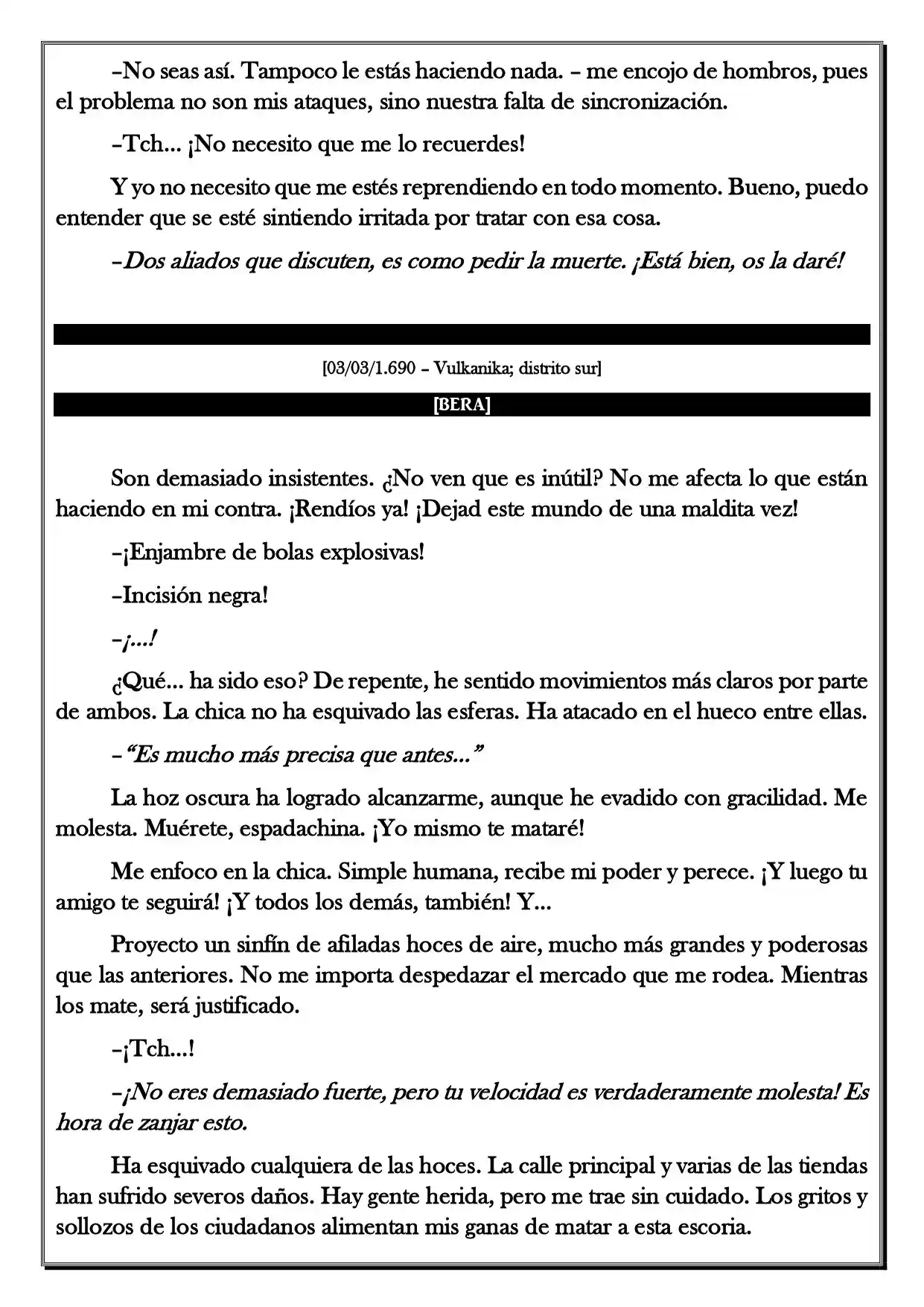 Monochrome Cross - Remade (Novela) - Capítulo 161 - Página 5 - LectorTMOo