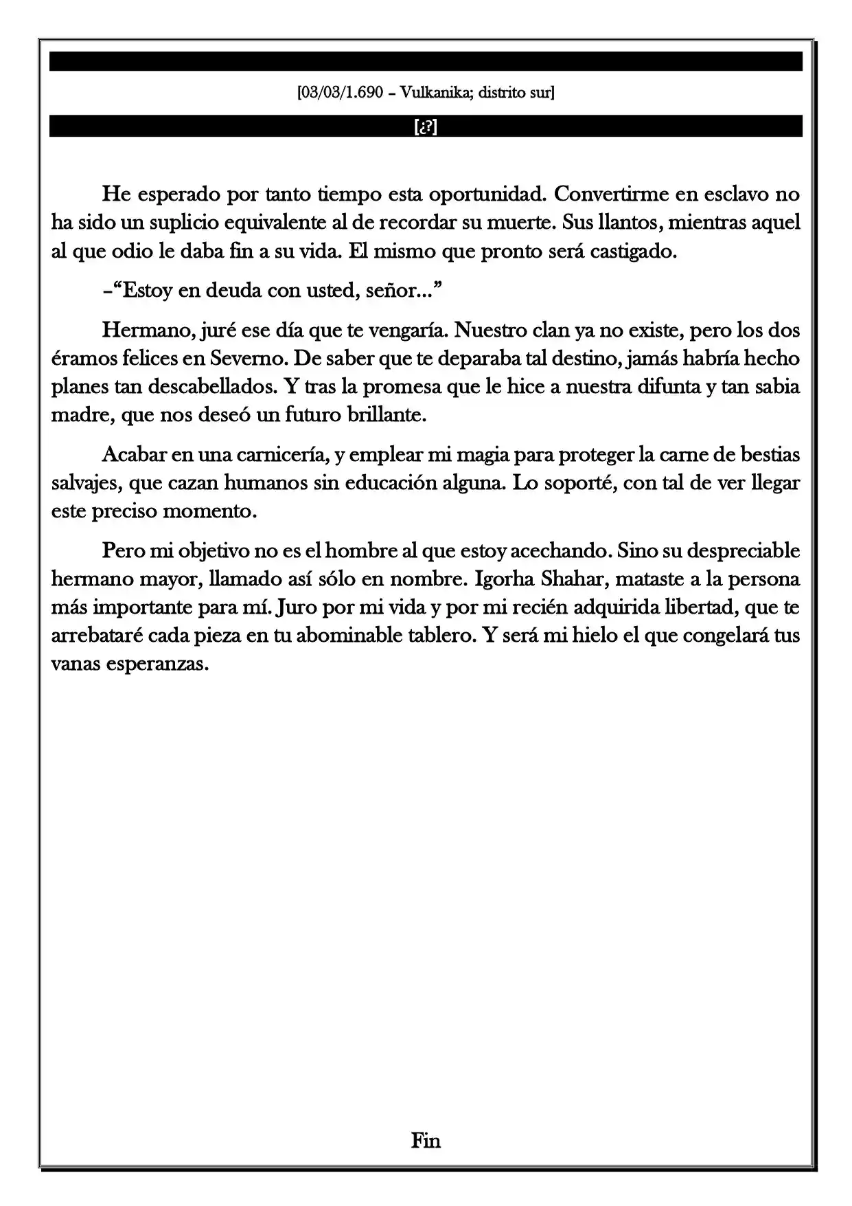 Monochrome Cross - Remade (Novela) - Capítulo 161 - Página 6 - LectorTMOo