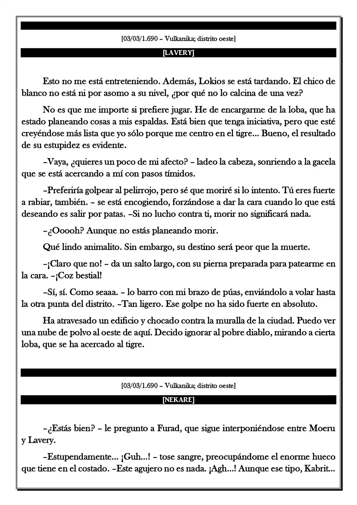 Monochrome Cross - Remade (Novela) - Capítulo 163 - Página 3 - LectorTMOo