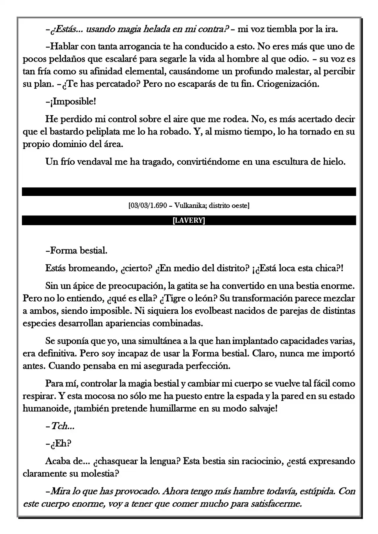 Monochrome Cross - Remade (Novela) - Capítulo 165 - Página 3 - LectorTMOo