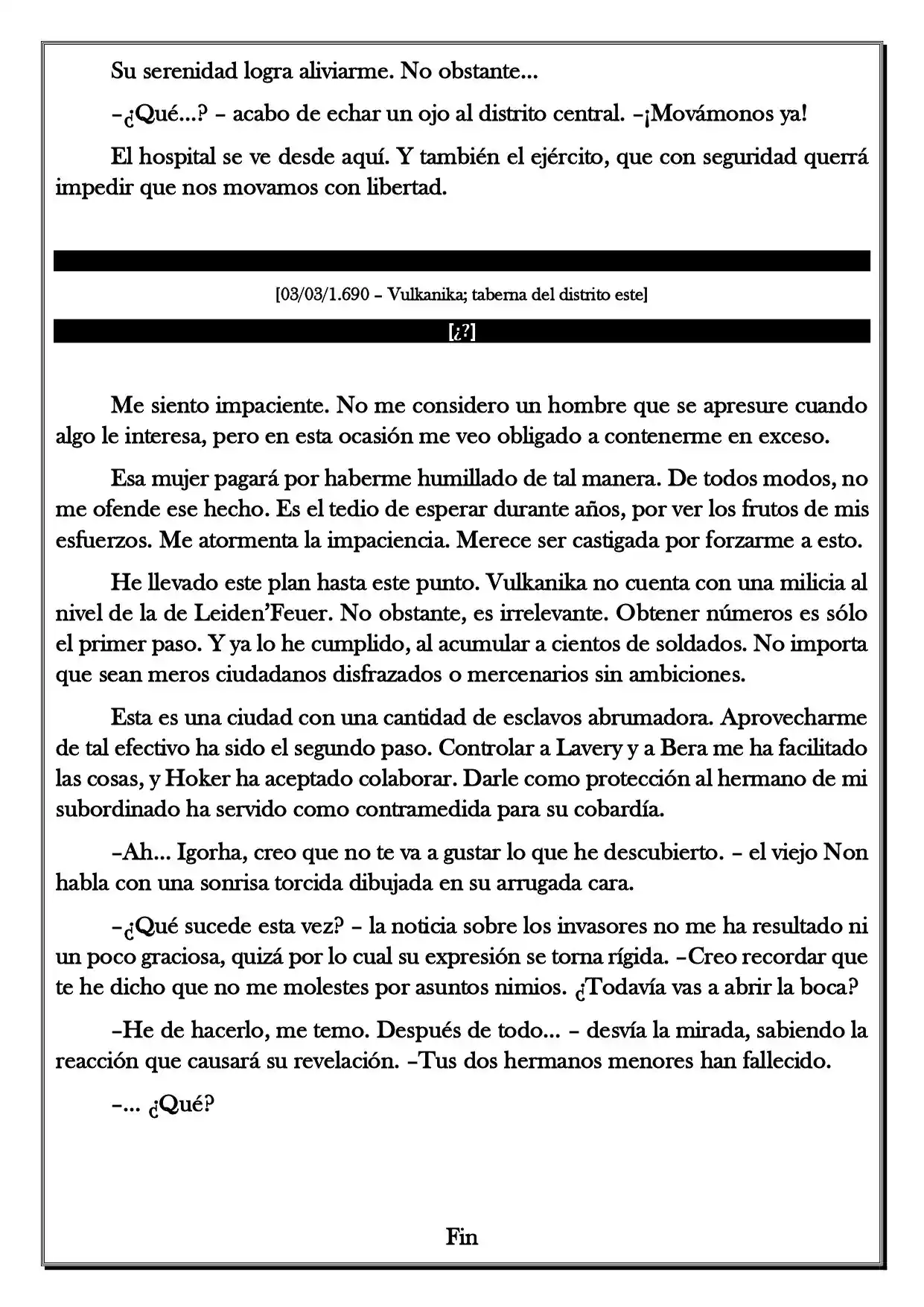 Monochrome Cross - Remade (Novela) - Capítulo 165 - Página 6 - LectorTMOo
