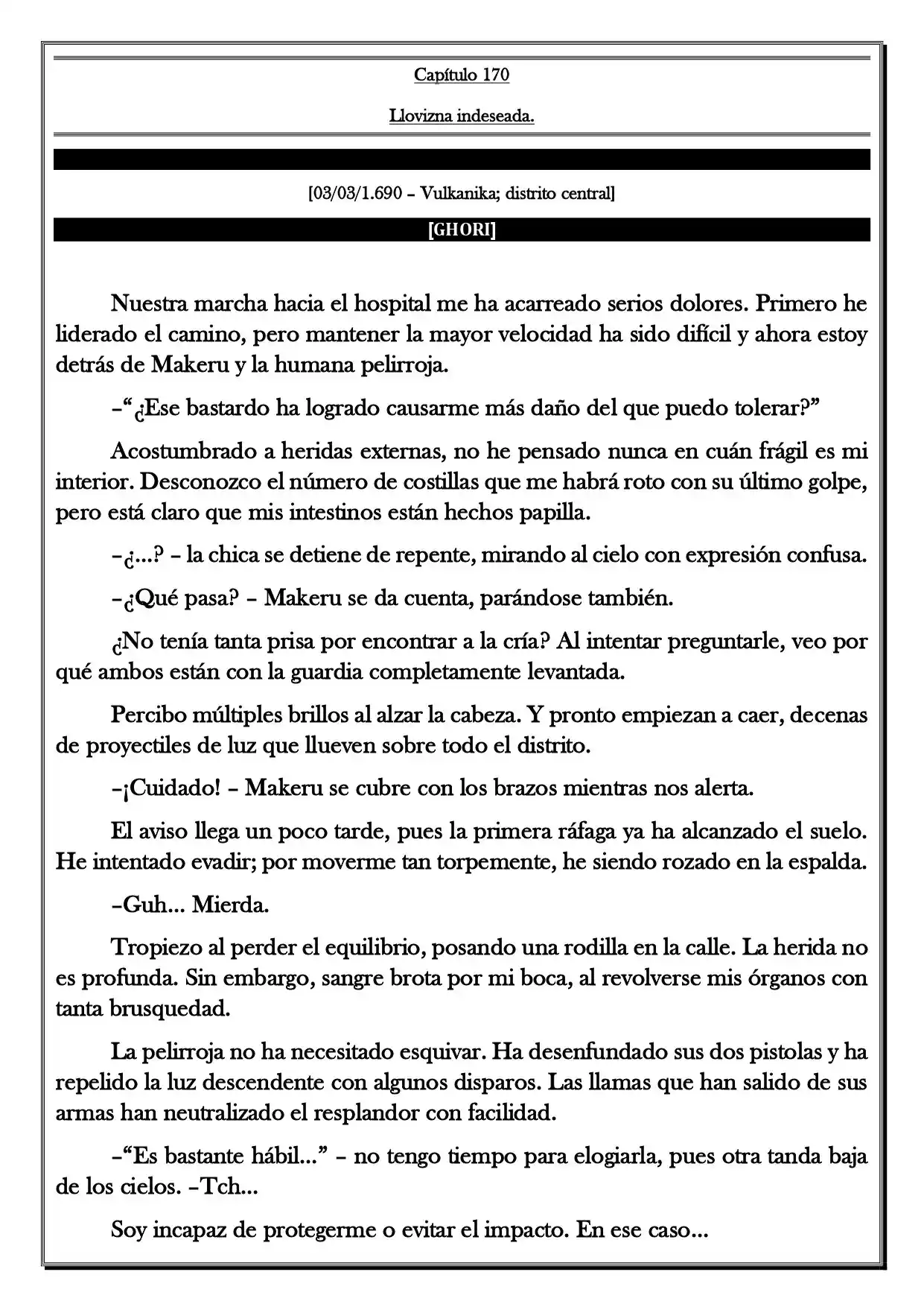 Monochrome Cross - Remade (Novela) - Capítulo 170 - Página 2 - LectorTMOo