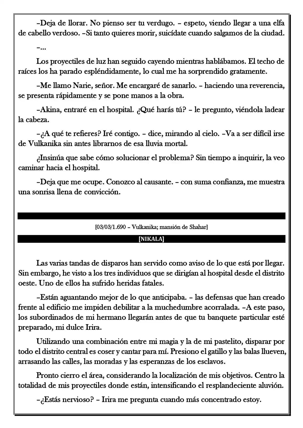 Monochrome Cross - Remade (Novela) - Capítulo 170 - Página 5 - LectorTMOo