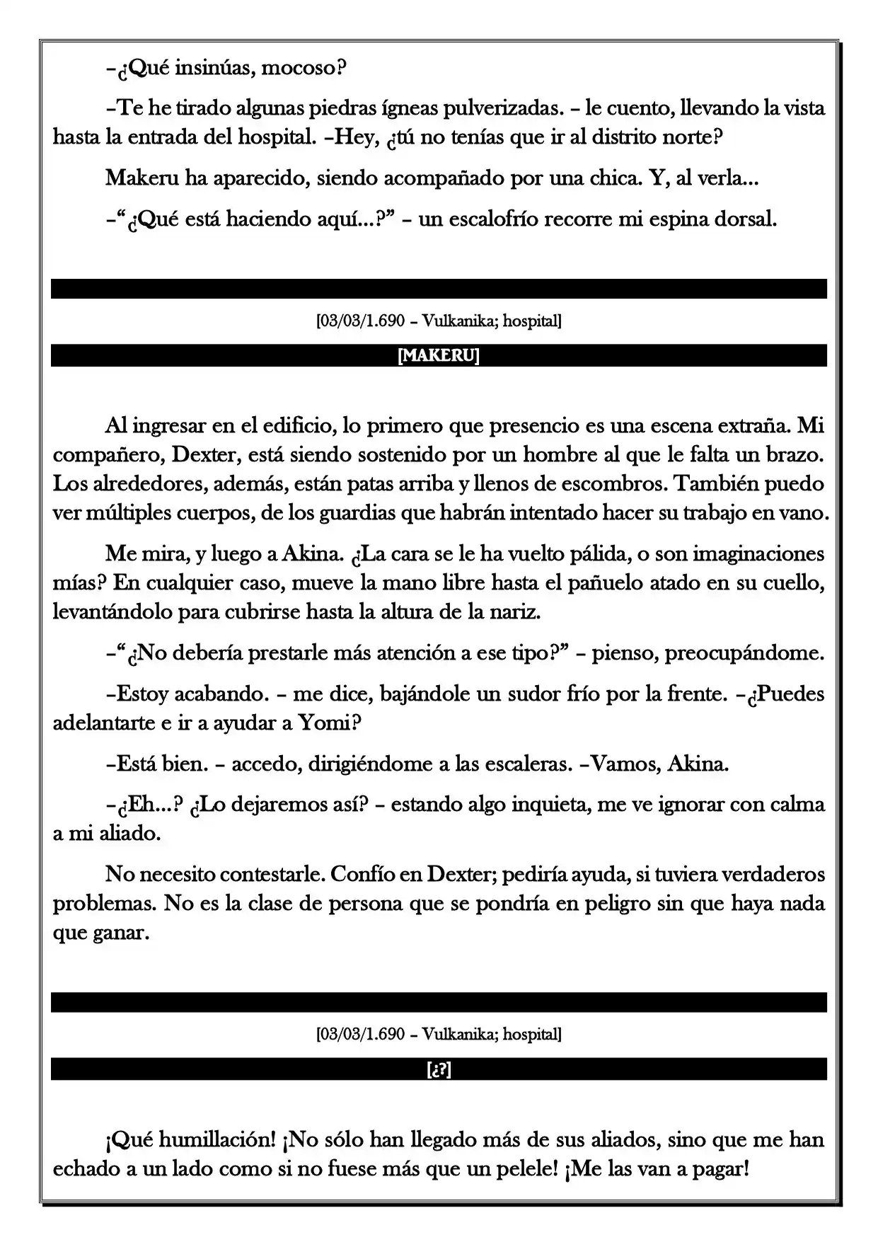 Monochrome Cross - Remade (Novela) - Capítulo 172 - Página 3 - LectorTMOo