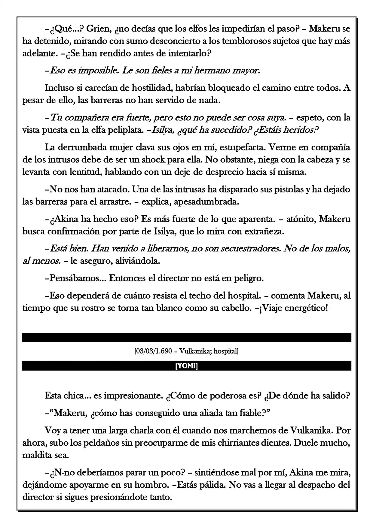 Monochrome Cross - Remade (Novela) - Capítulo 174 - Página 5 - LectorTMOo