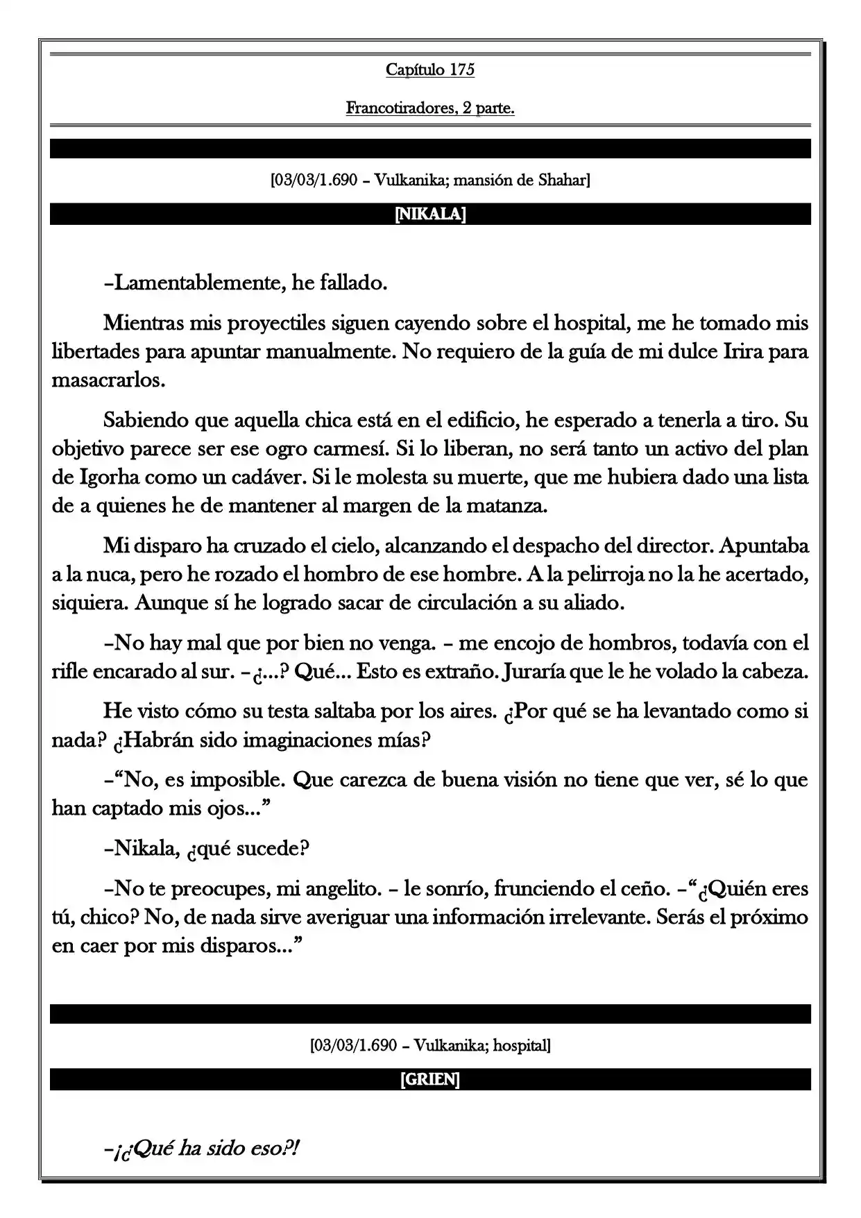 Monochrome Cross - Remade (Novela) - Capítulo 175 - Página 2 - LectorTMOo