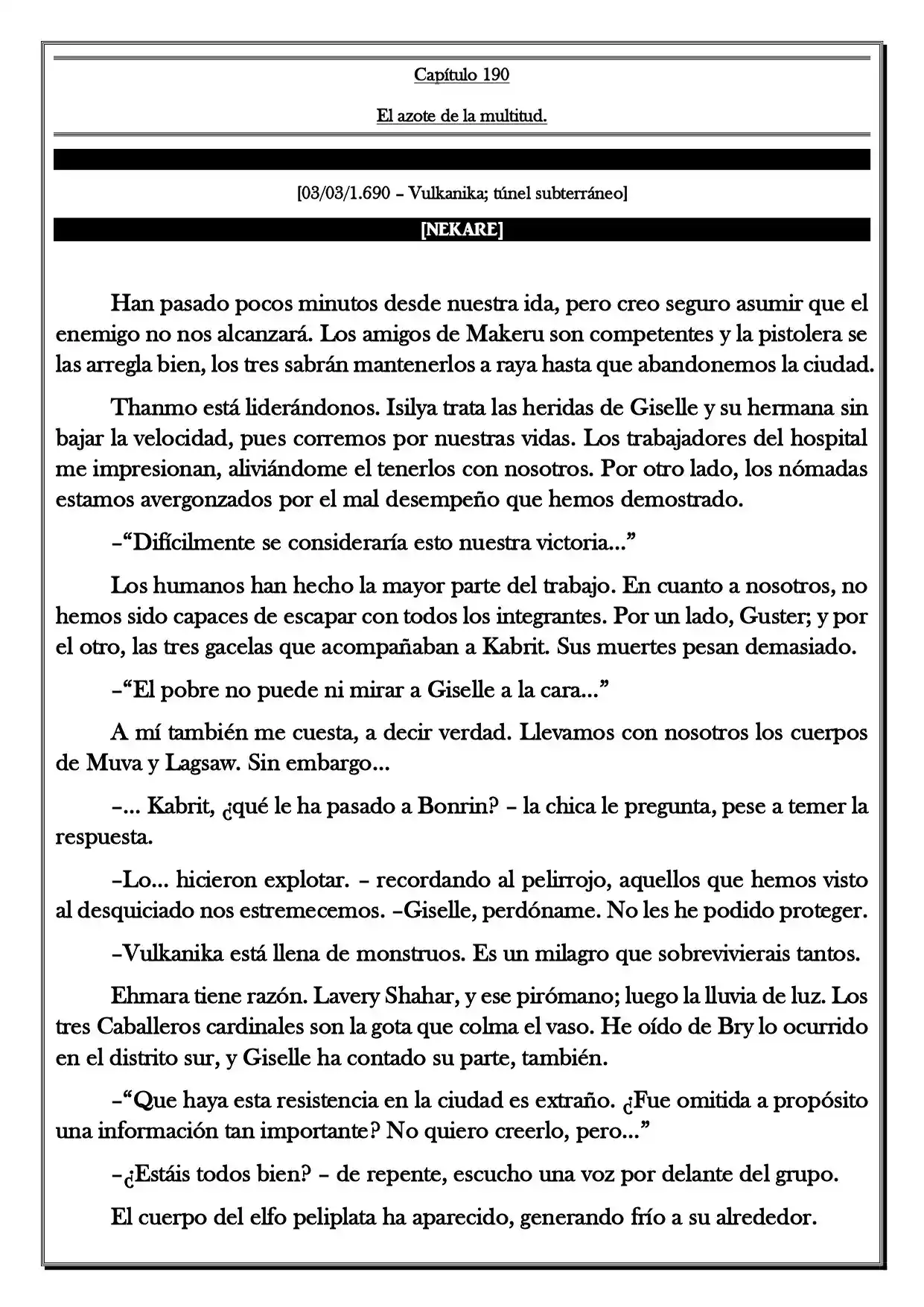 Monochrome Cross - Remade (Novela) - Capítulo 190 - Página 2 - LectorTMOo