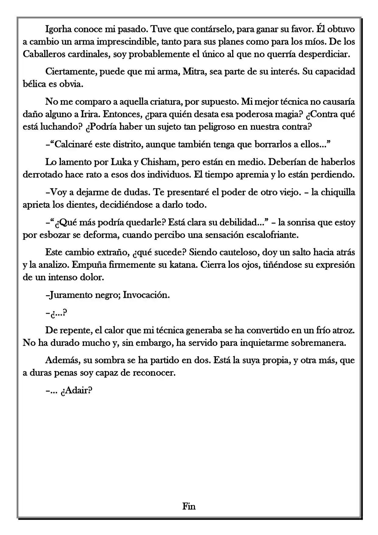 Monochrome Cross - Remade (Novela) - Capítulo 198 - Página 6 - LectorTMOo