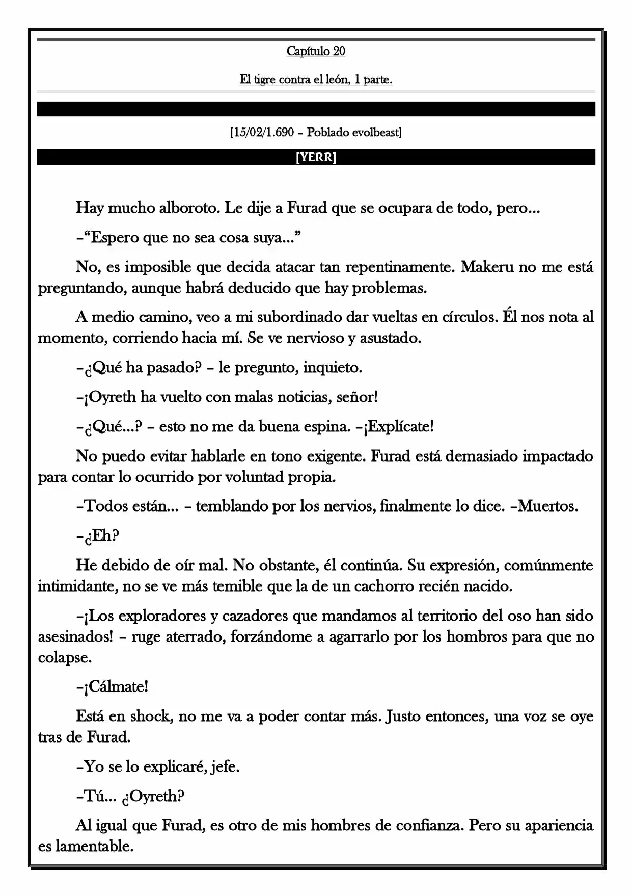Monochrome Cross - Remade (Novela) - Capítulo 20 - Página 2 - LectorTMOo