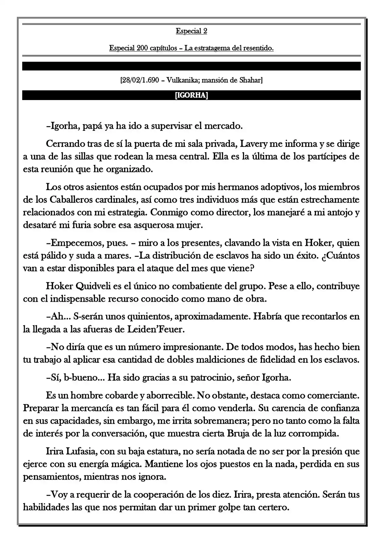 Monochrome Cross - Remade (Novela) - Capítulo 200.55 - Página 2 - LectorTMOo