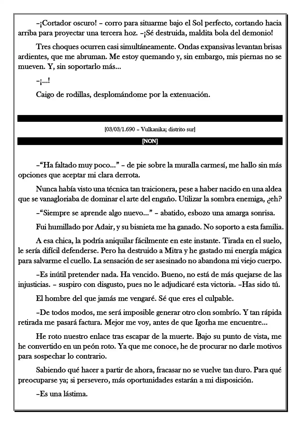 Monochrome Cross - Remade (Novela) - Capítulo 211 - Página 5 - LectorTMOo