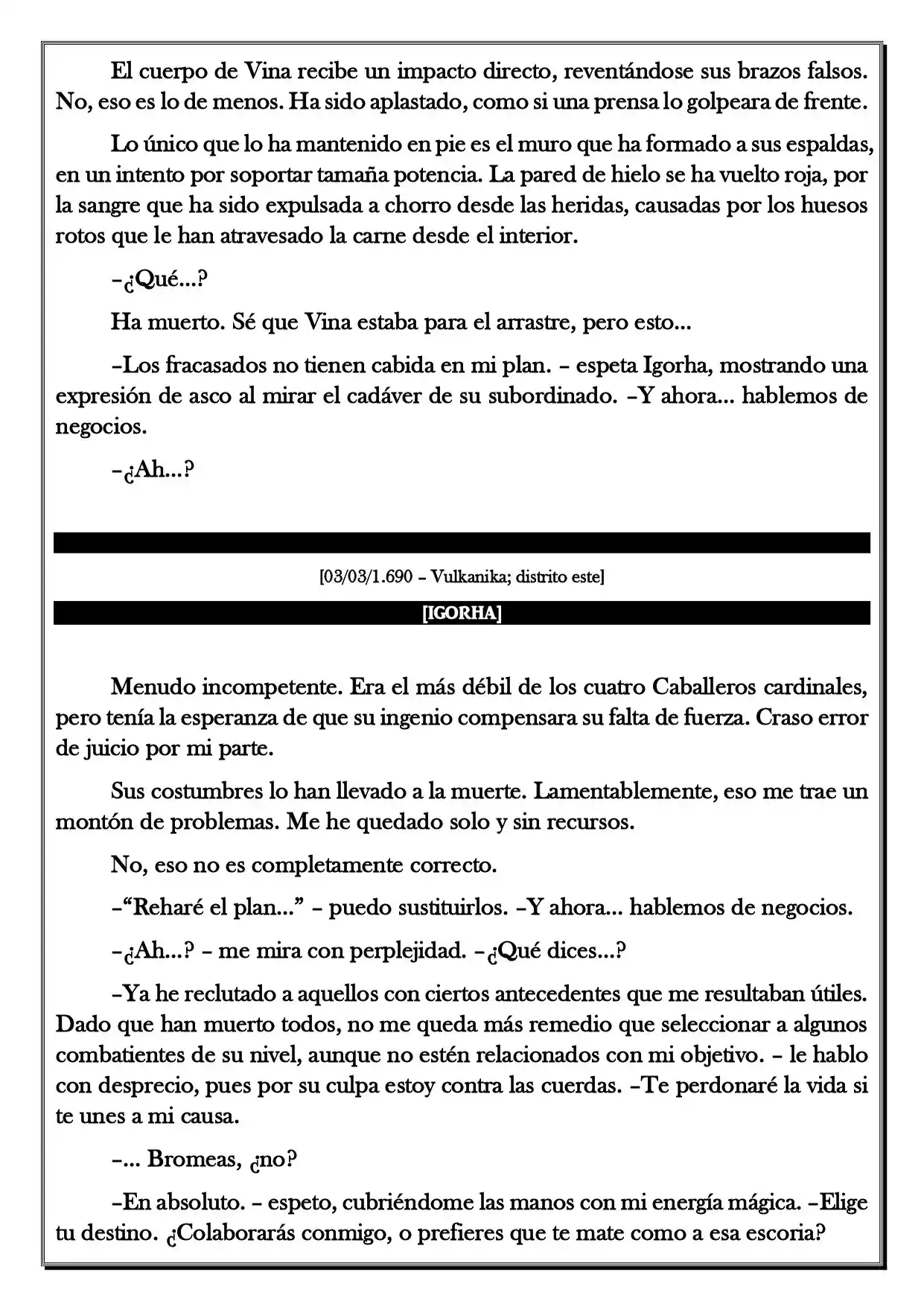 Monochrome Cross - Remade (Novela) - Capítulo 222 - Página 4 - LectorTMOo