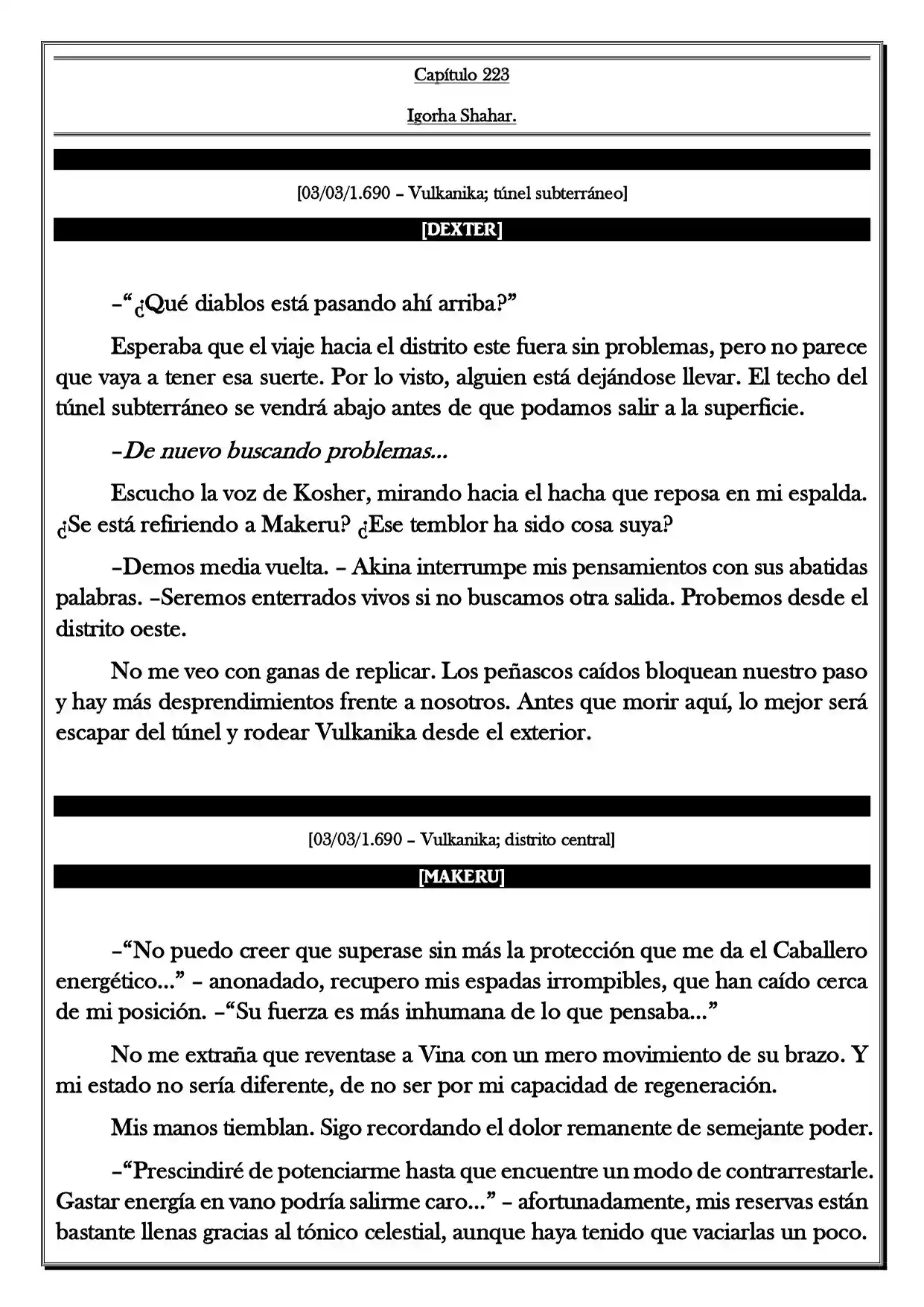 Monochrome Cross - Remade (Novela) - Capítulo 223 - Página 2 - LectorTMOo