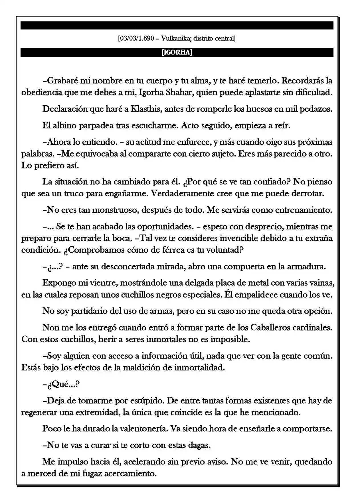 Monochrome Cross - Remade (Novela) - Capítulo 223 - Página 5 - LectorTMOo