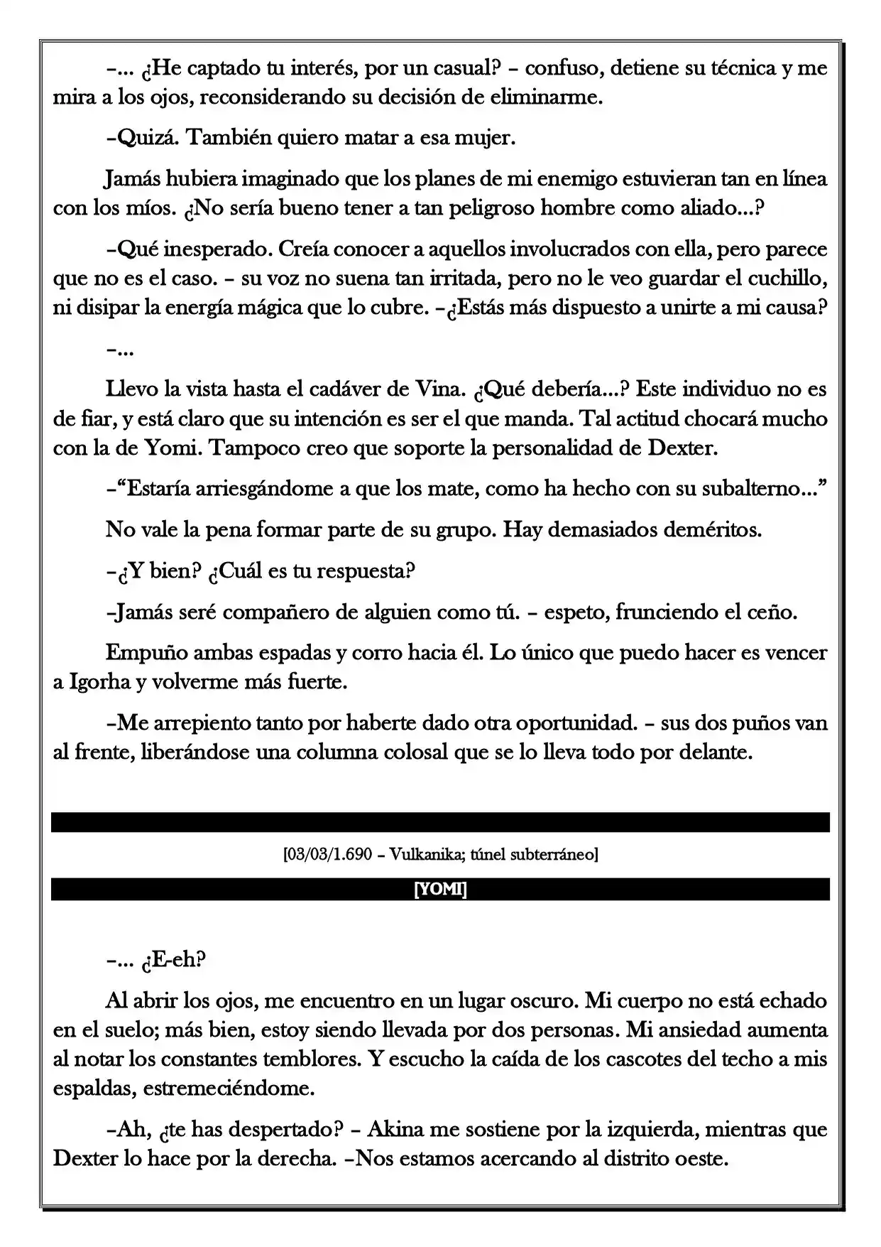 Monochrome Cross - Remade (Novela) - Capítulo 224 - Página 5 - LectorTMOo