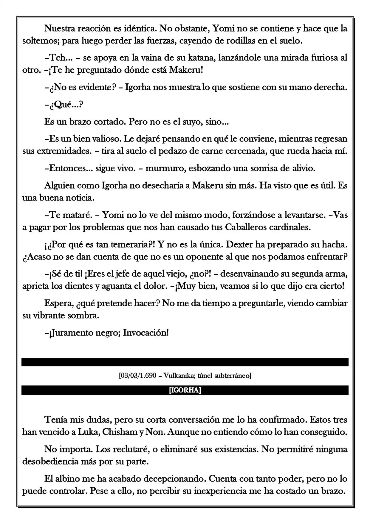 Monochrome Cross - Remade (Novela) - Capítulo 225 - Página 5 - LectorTMOo