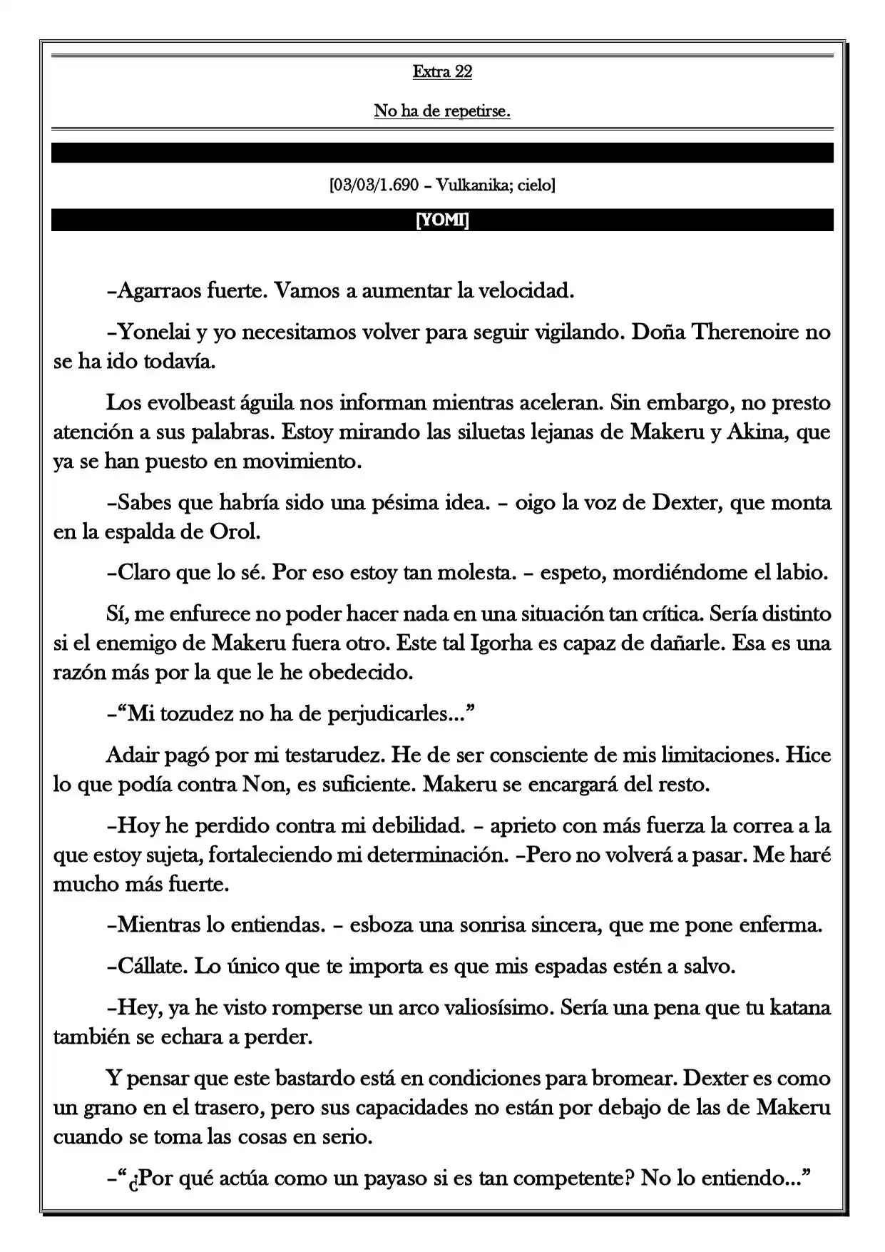 Monochrome Cross - Remade (Novela) - Capítulo 226.51 - Página 2 - LectorTMOo