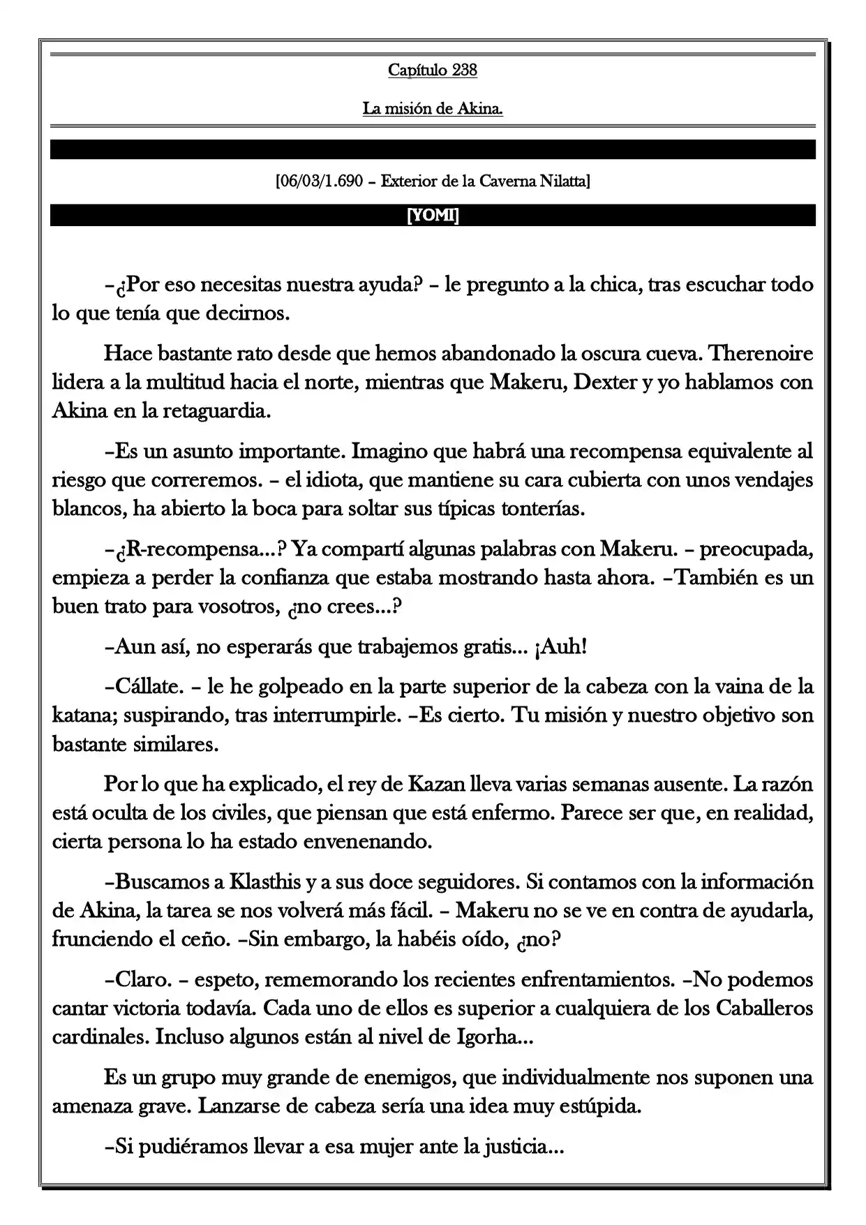 Monochrome Cross - Remade (Novela) - Capítulo 238 - Página 2 - LectorTMOo