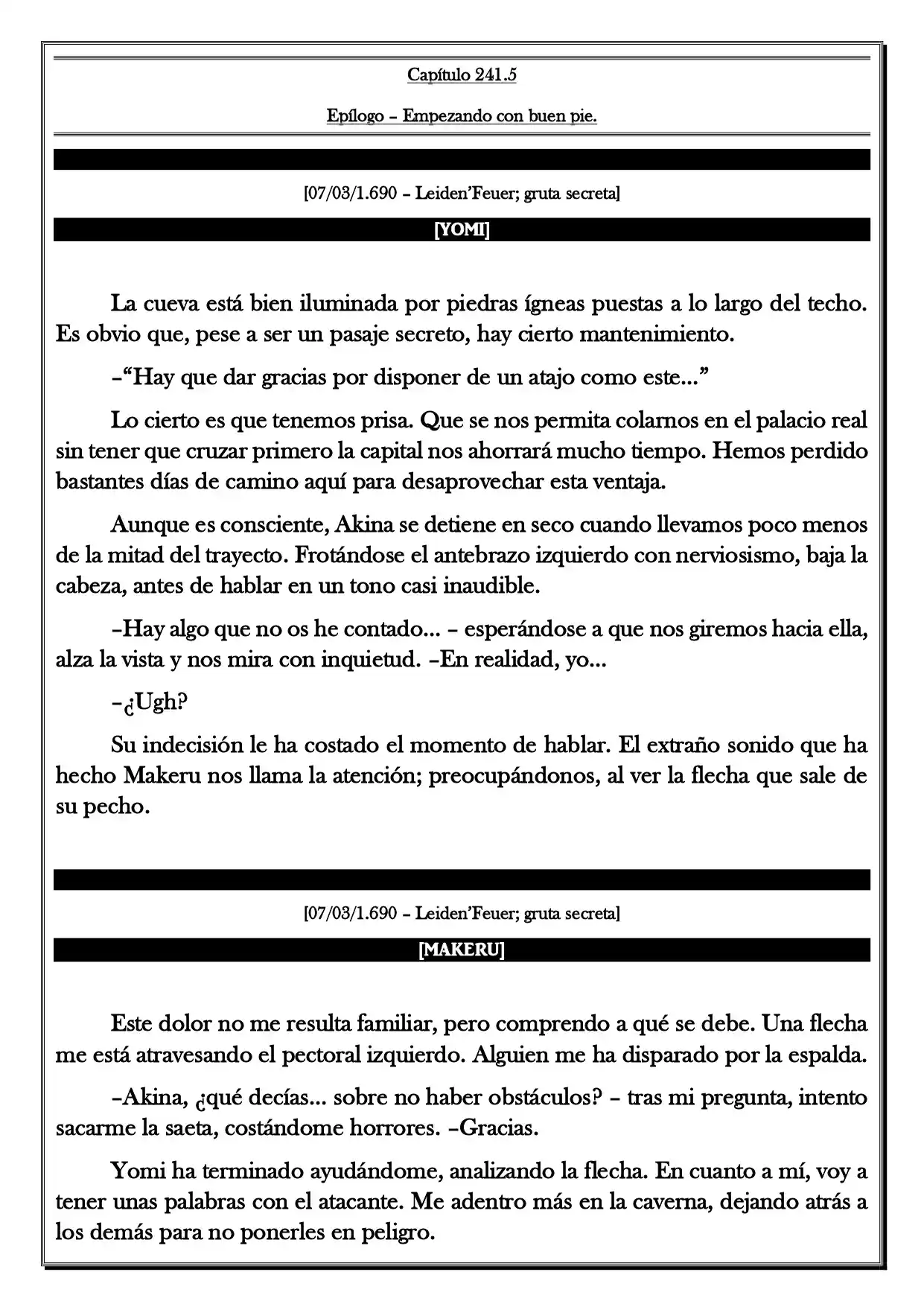 Monochrome Cross - Remade (Novela) - Capítulo 241.50 - Página 2 - LectorTMOo