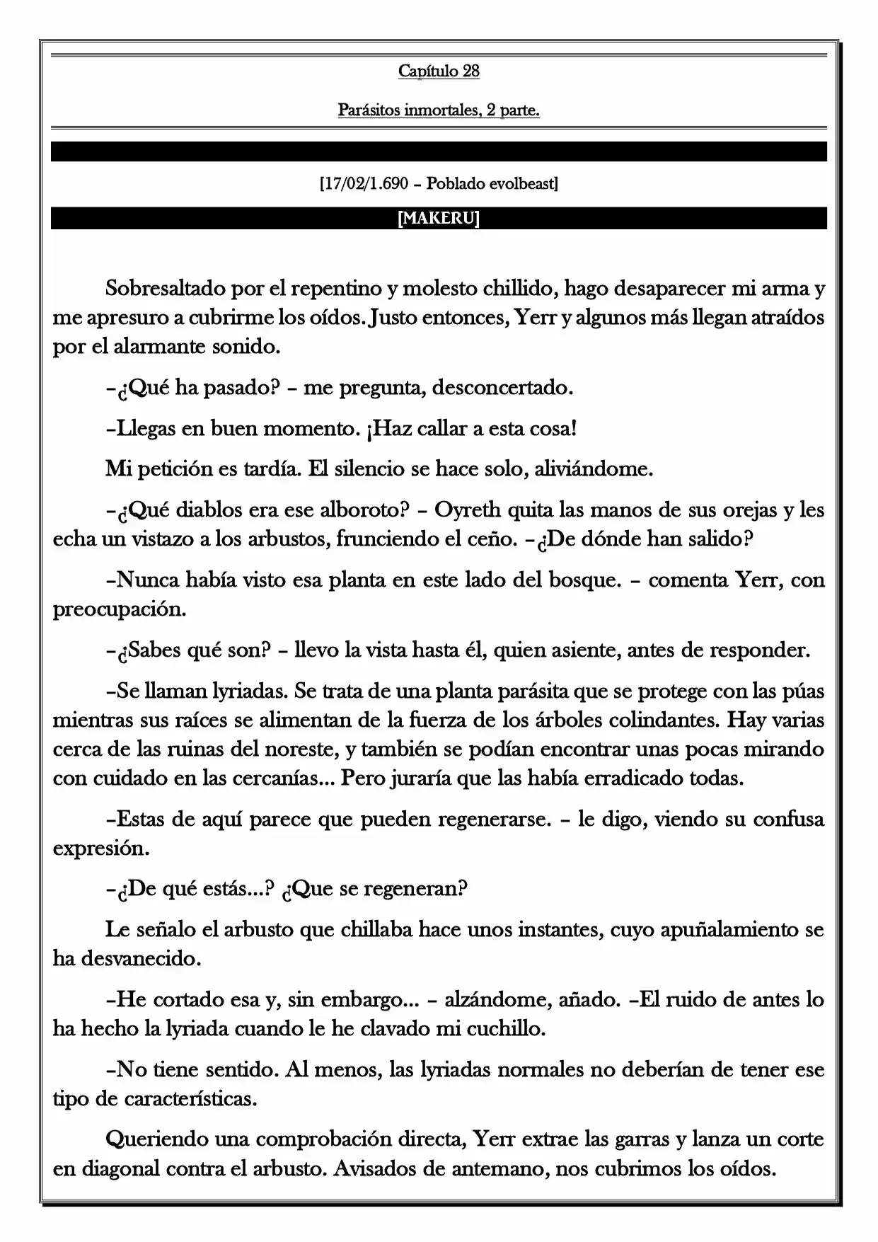 Monochrome Cross - Remade (Novela) - Capítulo 28 - Página 2 - LectorTMOo