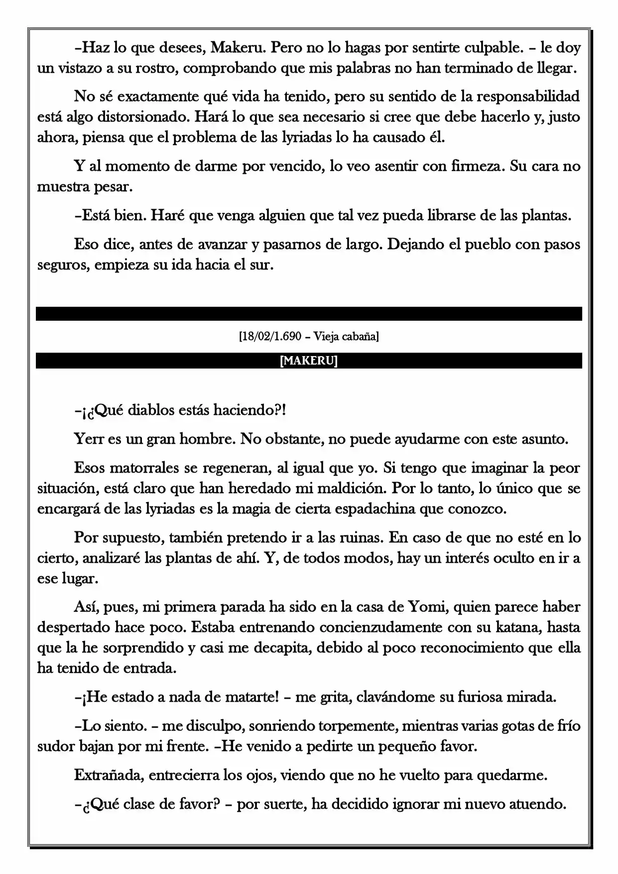 Monochrome Cross - Remade (Novela) - Capítulo 28 - Página 5 - LectorTMOo