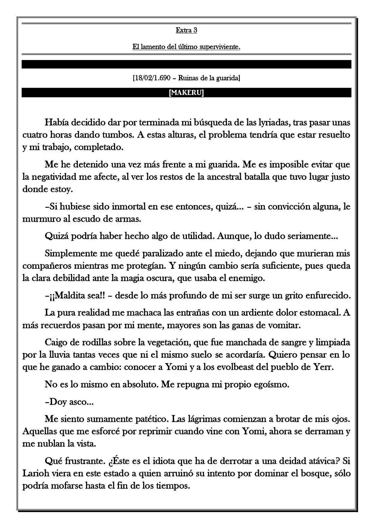 Monochrome Cross - Remade (Novela) - Capítulo 29.51 - Página 2 - LectorTMOo