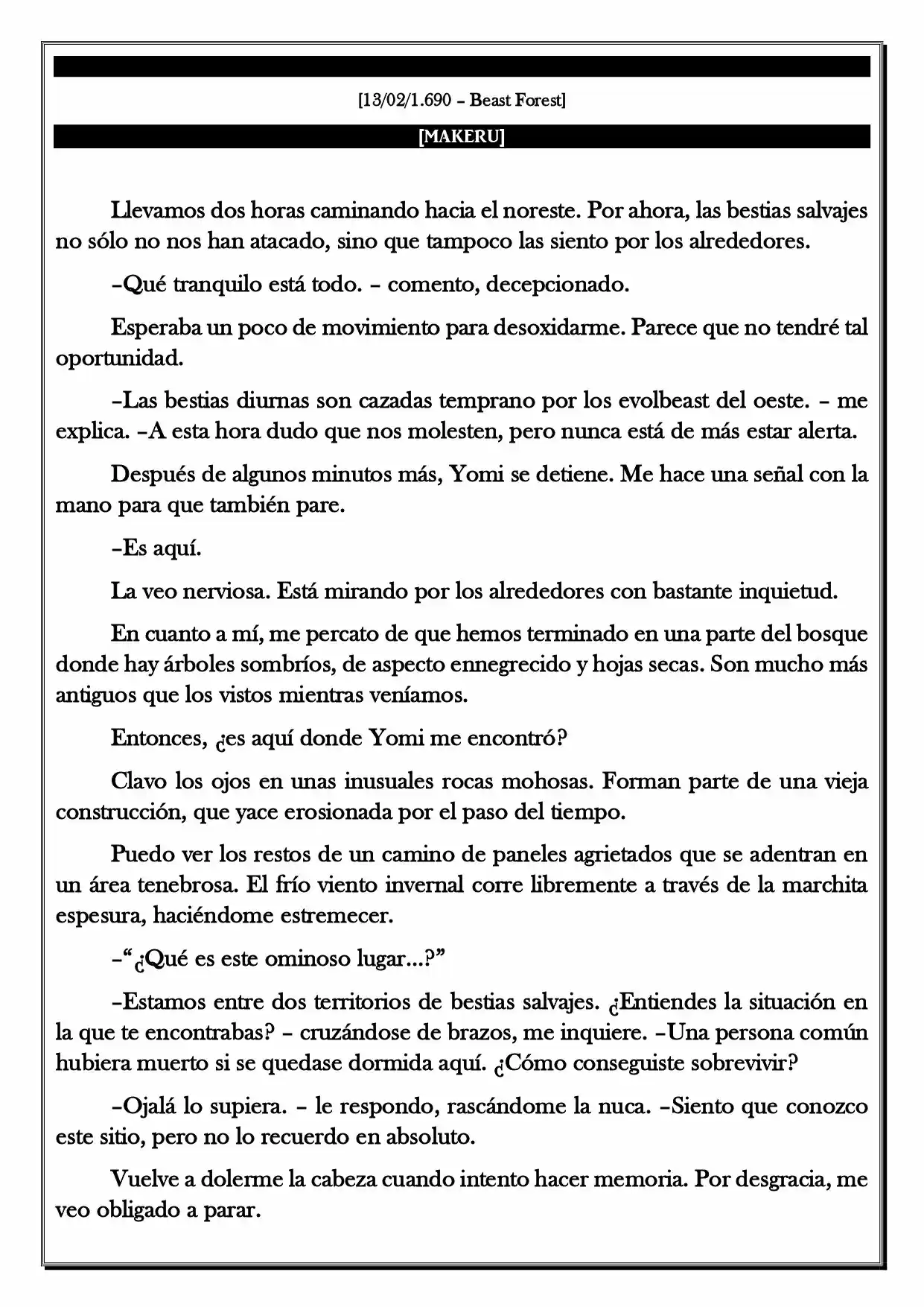 Monochrome Cross - Remade (Novela) - Capítulo 3 - Página 4 - LectorTMOo