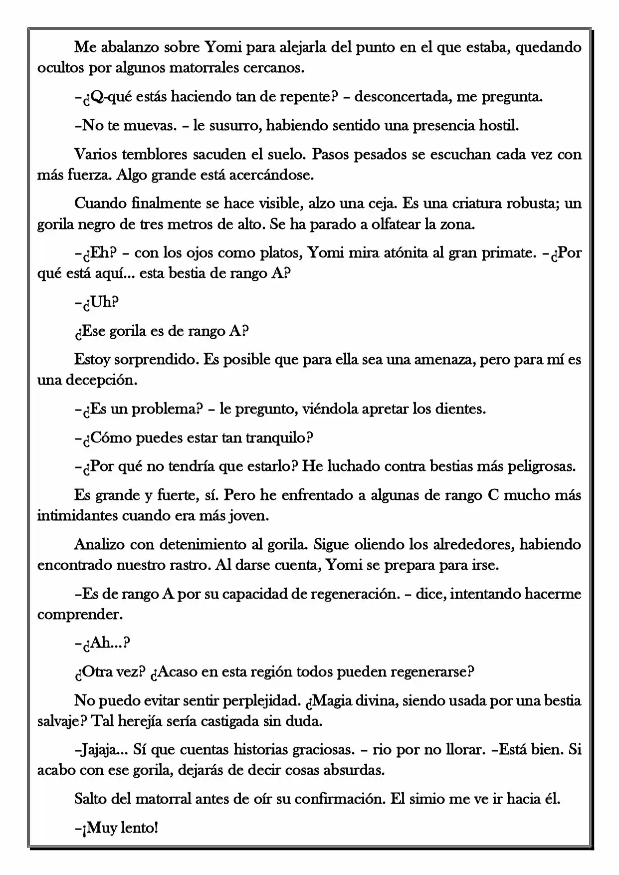 Monochrome Cross - Remade (Novela) - Capítulo 3 - Página 5 - LectorTMOo
