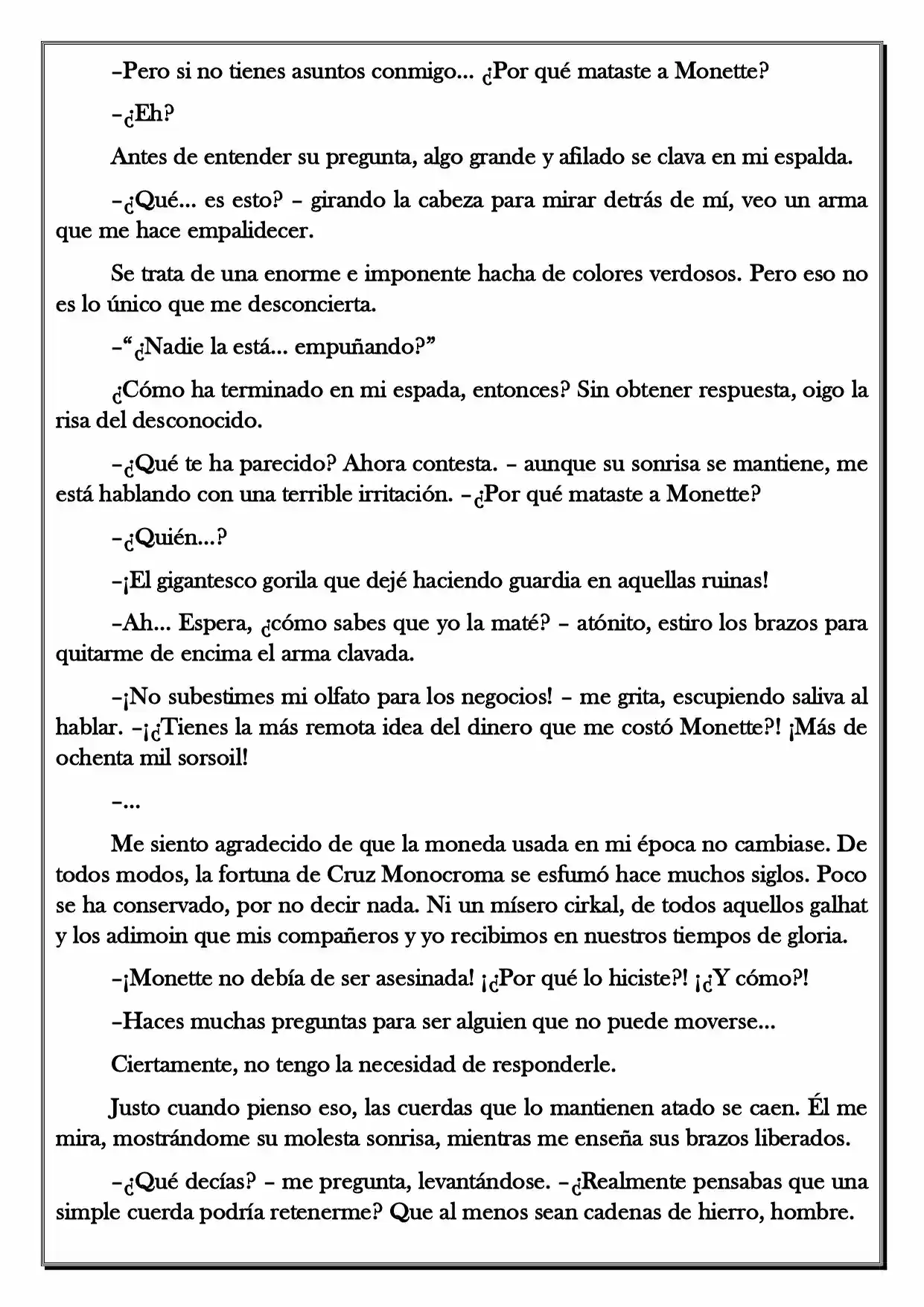 Monochrome Cross - Remade (Novela) - Capítulo 30 - Página 3 - LectorTMOo