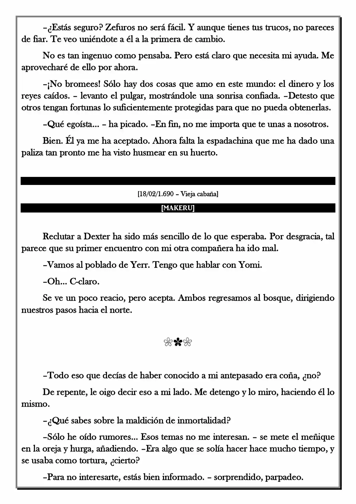 Monochrome Cross - Remade (Novela) - Capítulo 31 - Página 4 - LectorTMOo