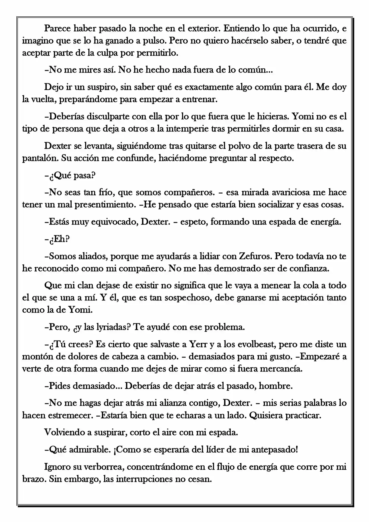 Monochrome Cross - Remade (Novela) - Capítulo 33.50 - Página 4 - LectorTMOo