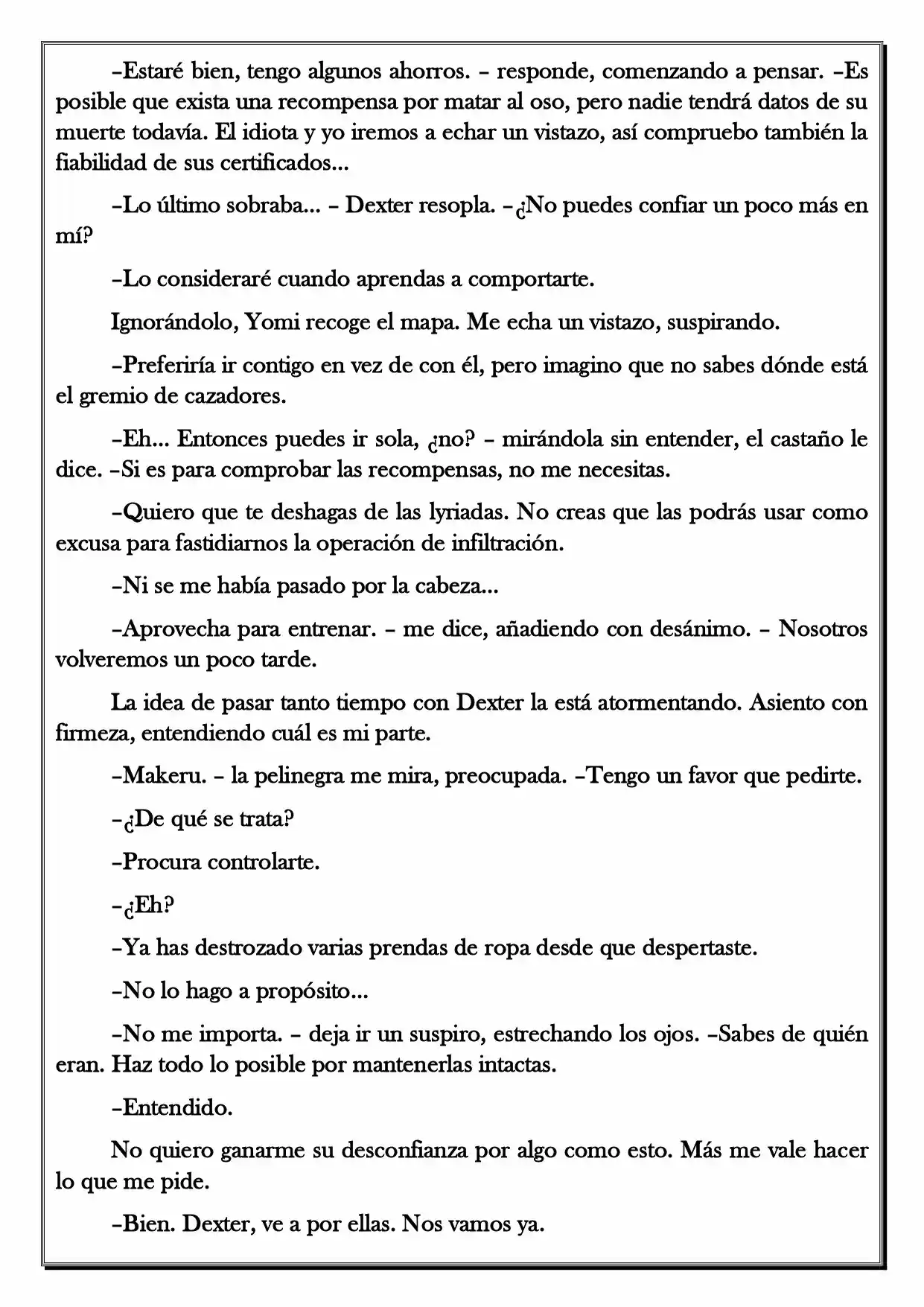 Monochrome Cross - Remade (Novela) - Capítulo 34 - Página 5 - LectorTMOo